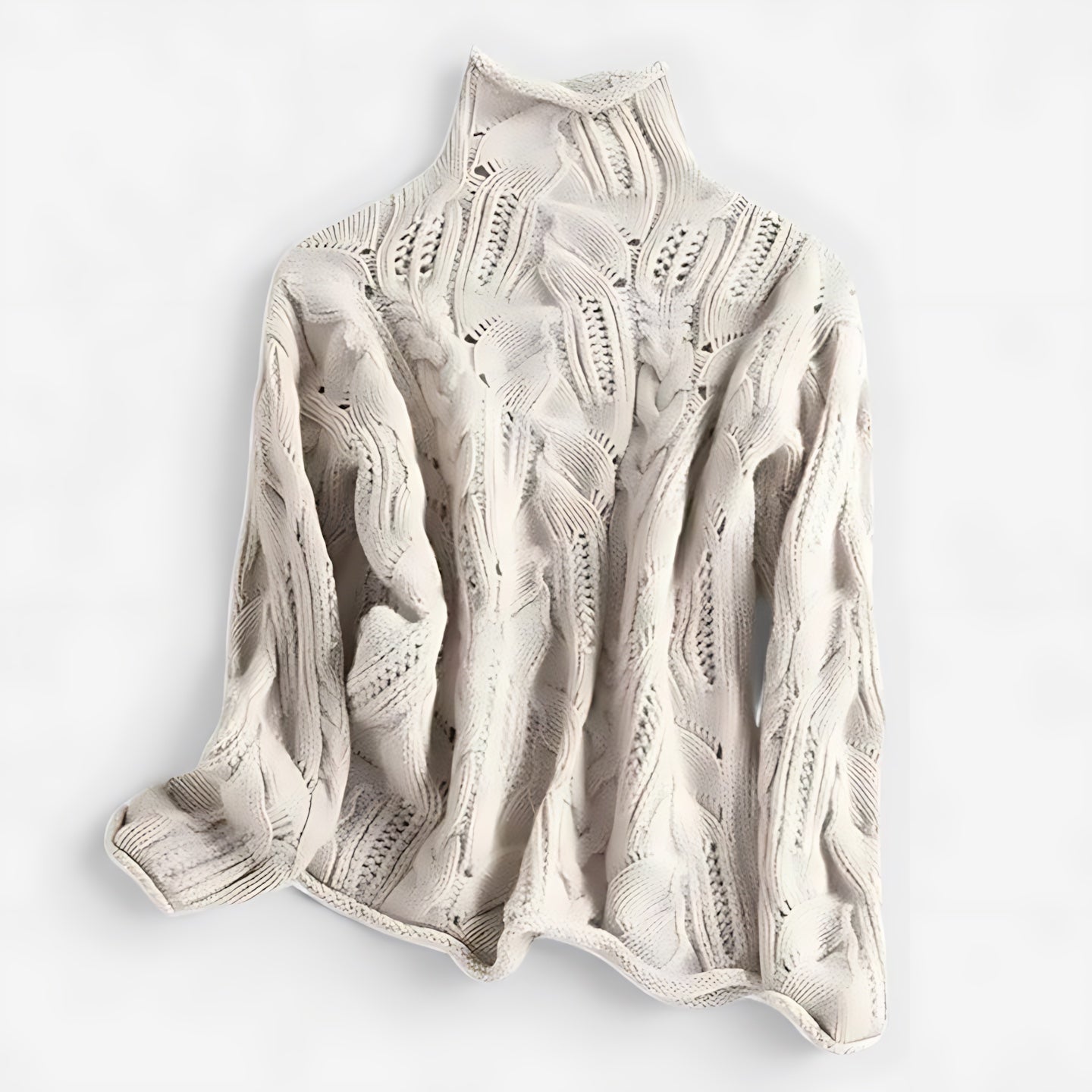 Liliana – Cable Knit Turtleneck Sweater