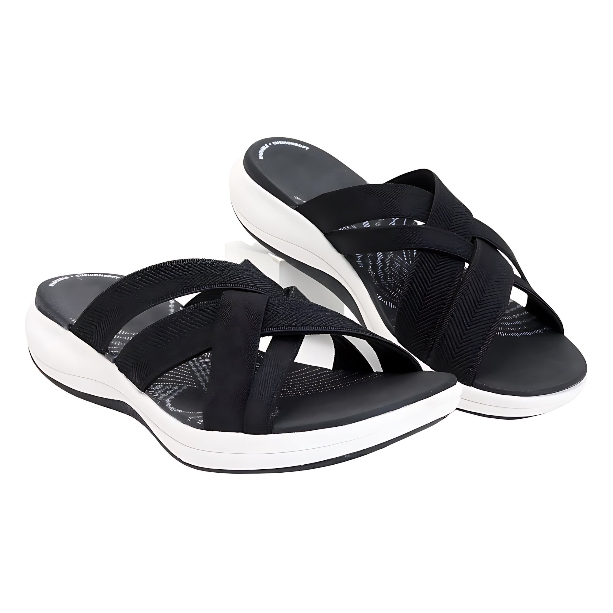 Lillian – Criss Cross Sport Slide Sandals