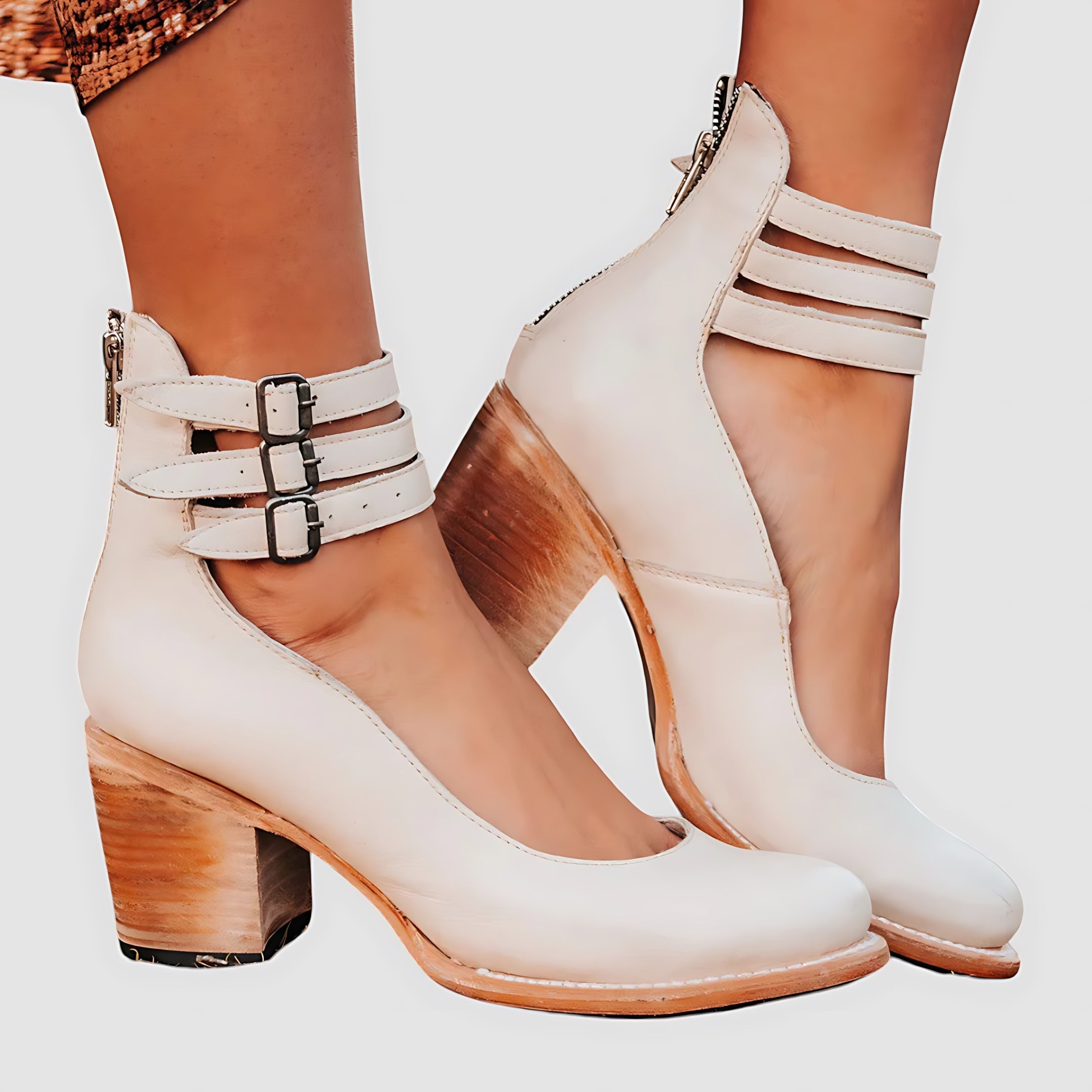 Luna – Suede Slouchy Western Ankle Boots