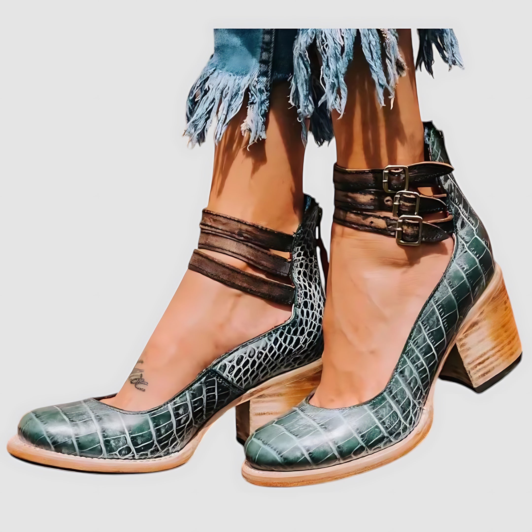 Luna – Suede Slouchy Western Ankle Boots