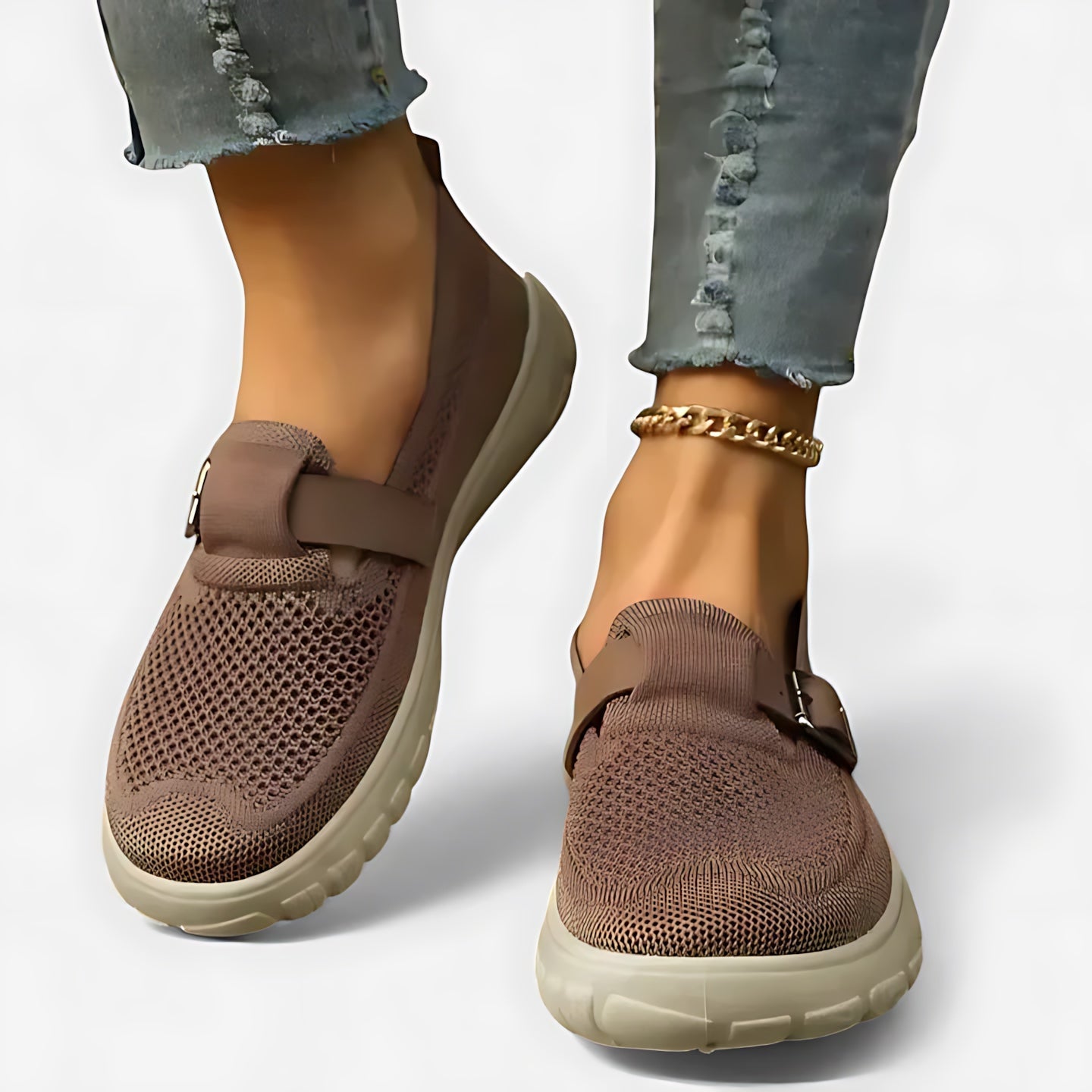 Lyla – Canvas Round Toe Slip On Sneakers