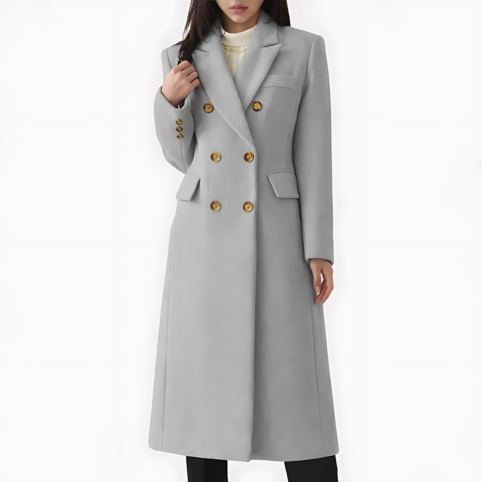 Lyric – Tailored Double Breasted Longline Coat