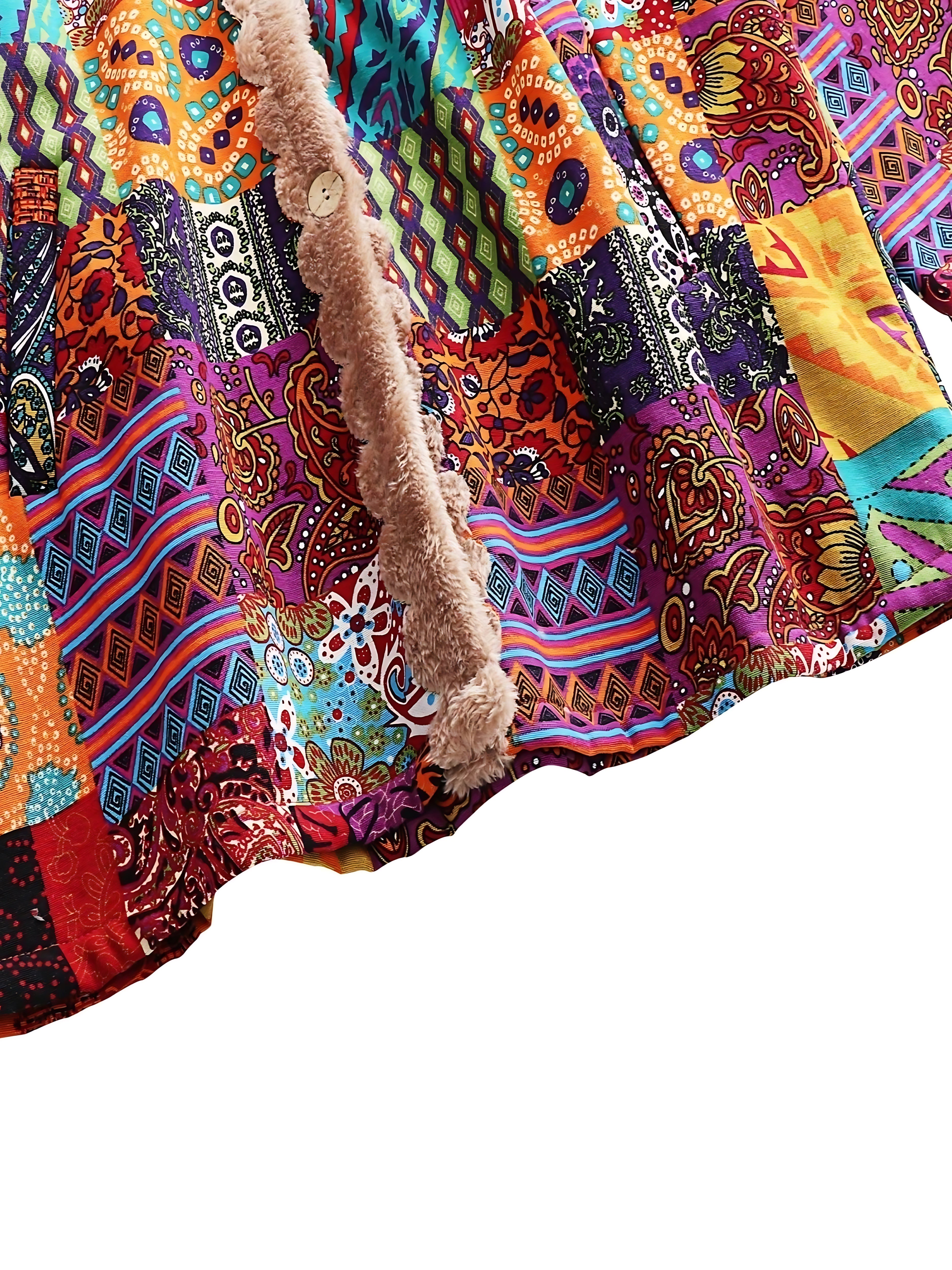 Madeline – Floral Print Quilted Longline Coat