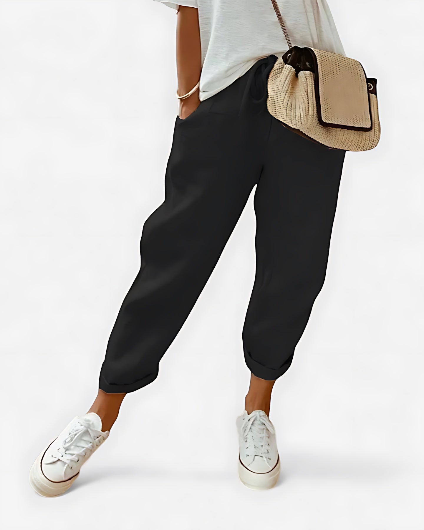 Madeline – Knit Tapered Jogger Pants