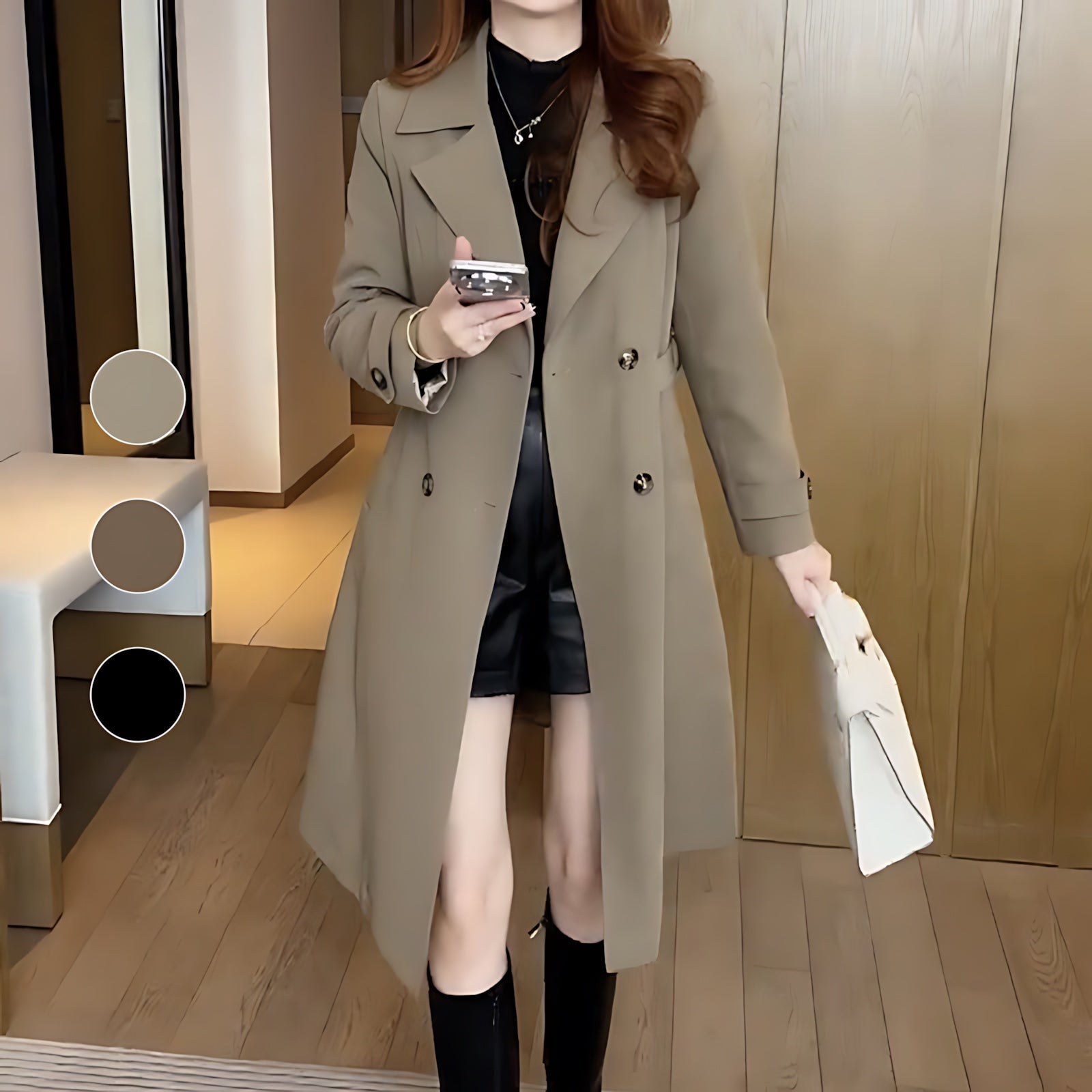 Magnolia – Single Breasted Tailored Longline Coat