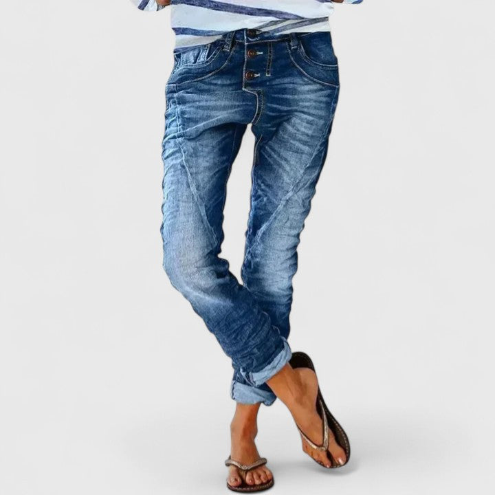 Ruby – Slouchy Distressed Jogger Jeans