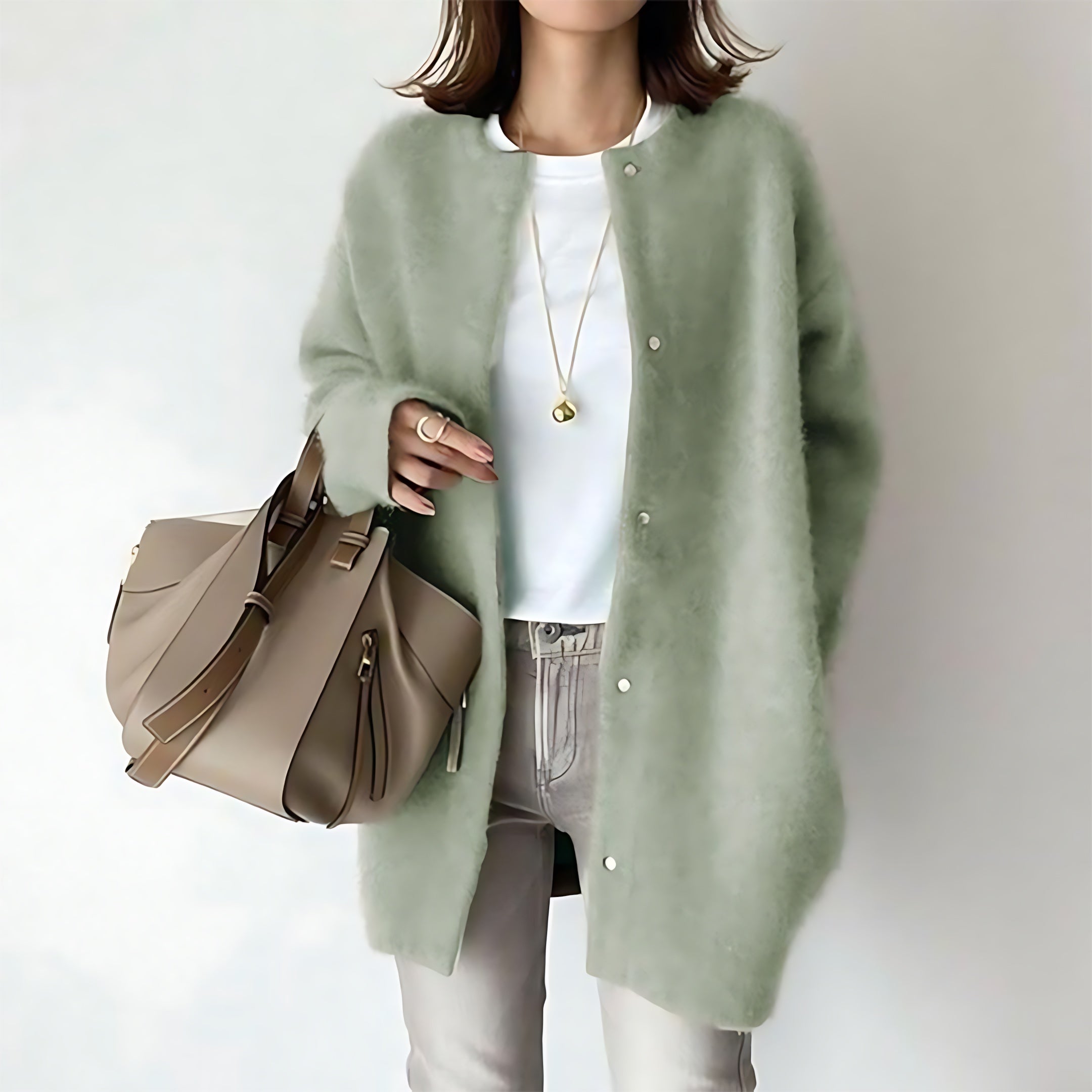Mariana – Oversized Open Front Knit Cardigan