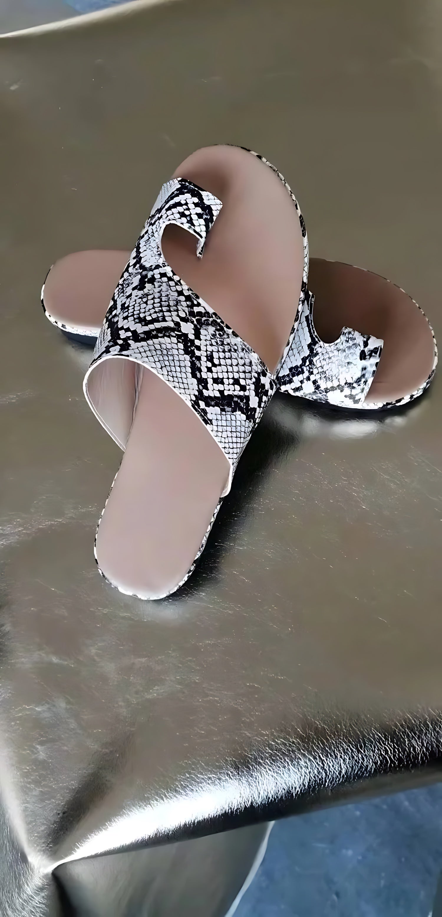 Mariana – Platform Wedge Slide Sandals