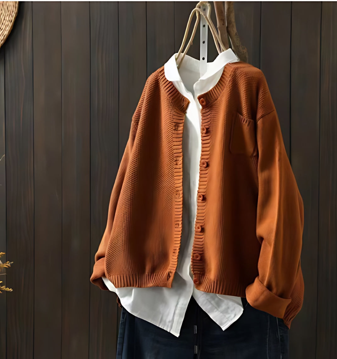 Marina – Draped Open Front Knit Cardigan