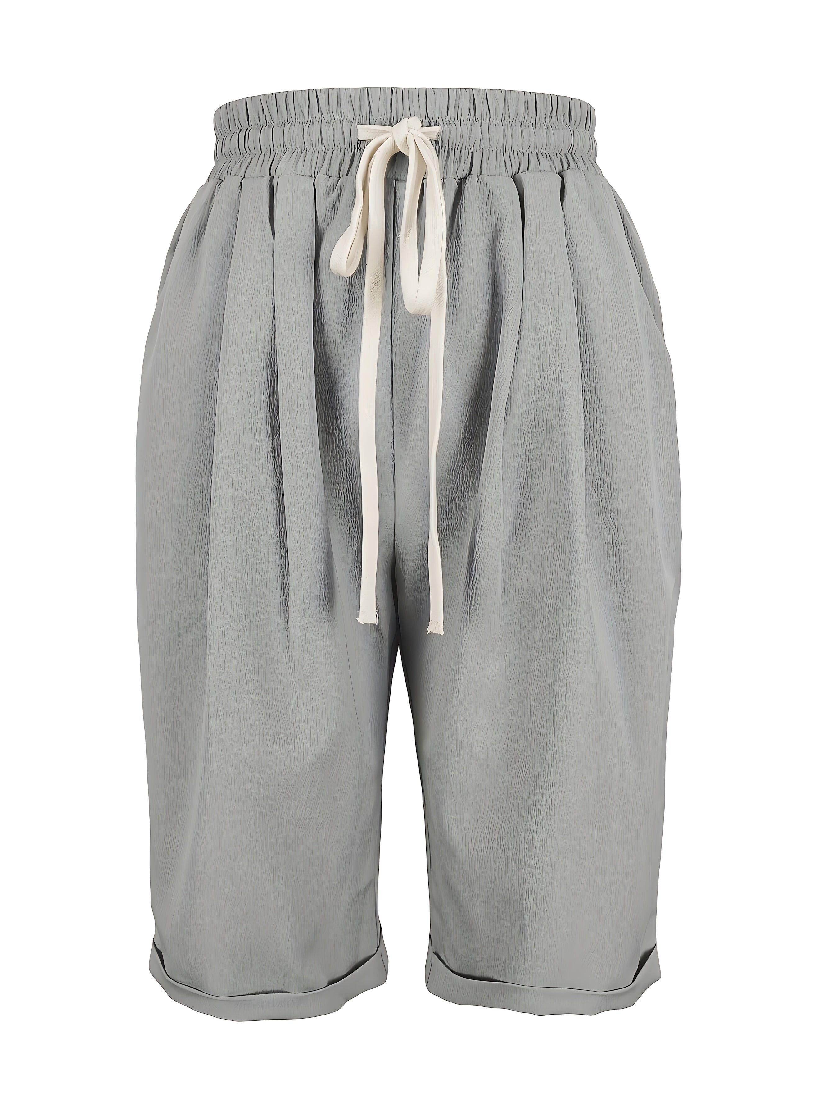 Marina – Elastic Waist Wide Leg Capri Pants