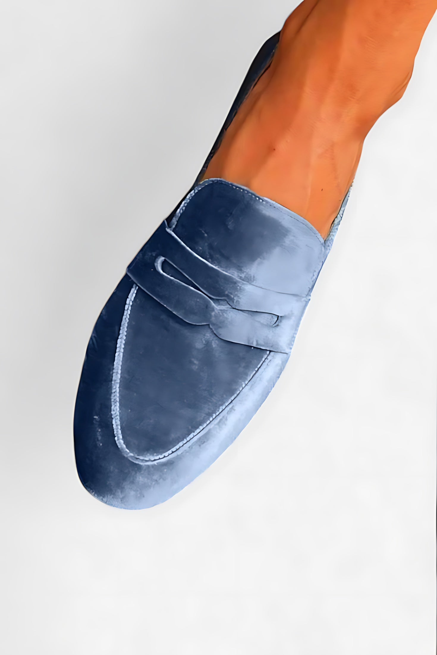 Mia – Suede Slip On Flat Loafers