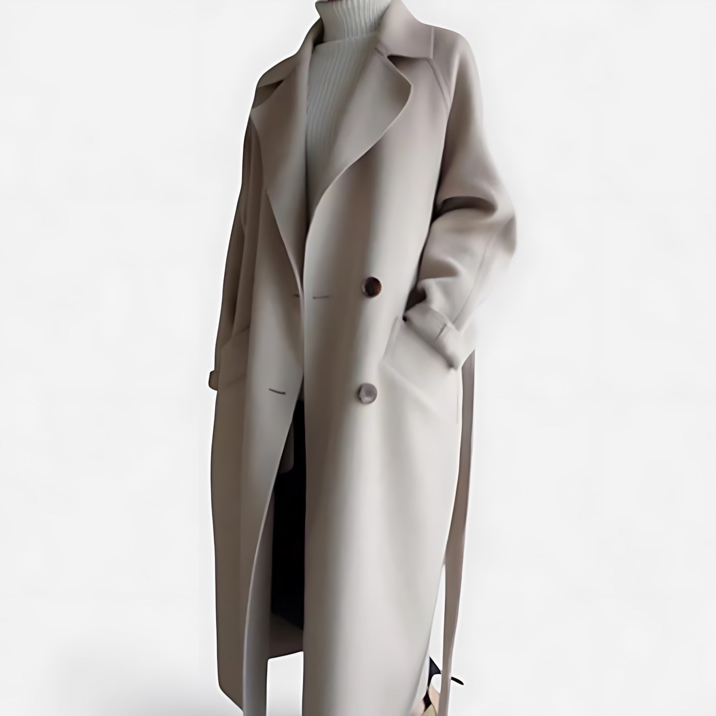 Millie – Oversized Wrap Longline Coat