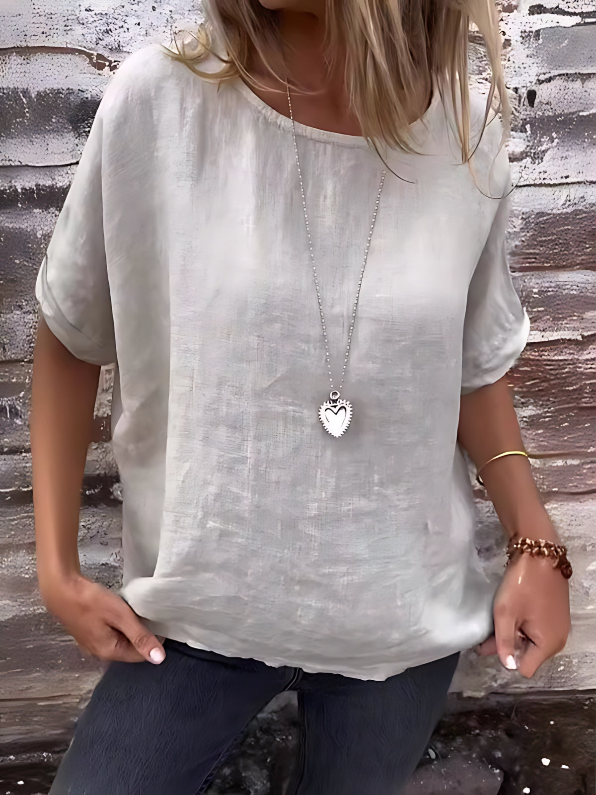 Molly – Crew Neck Short Sleeve Top