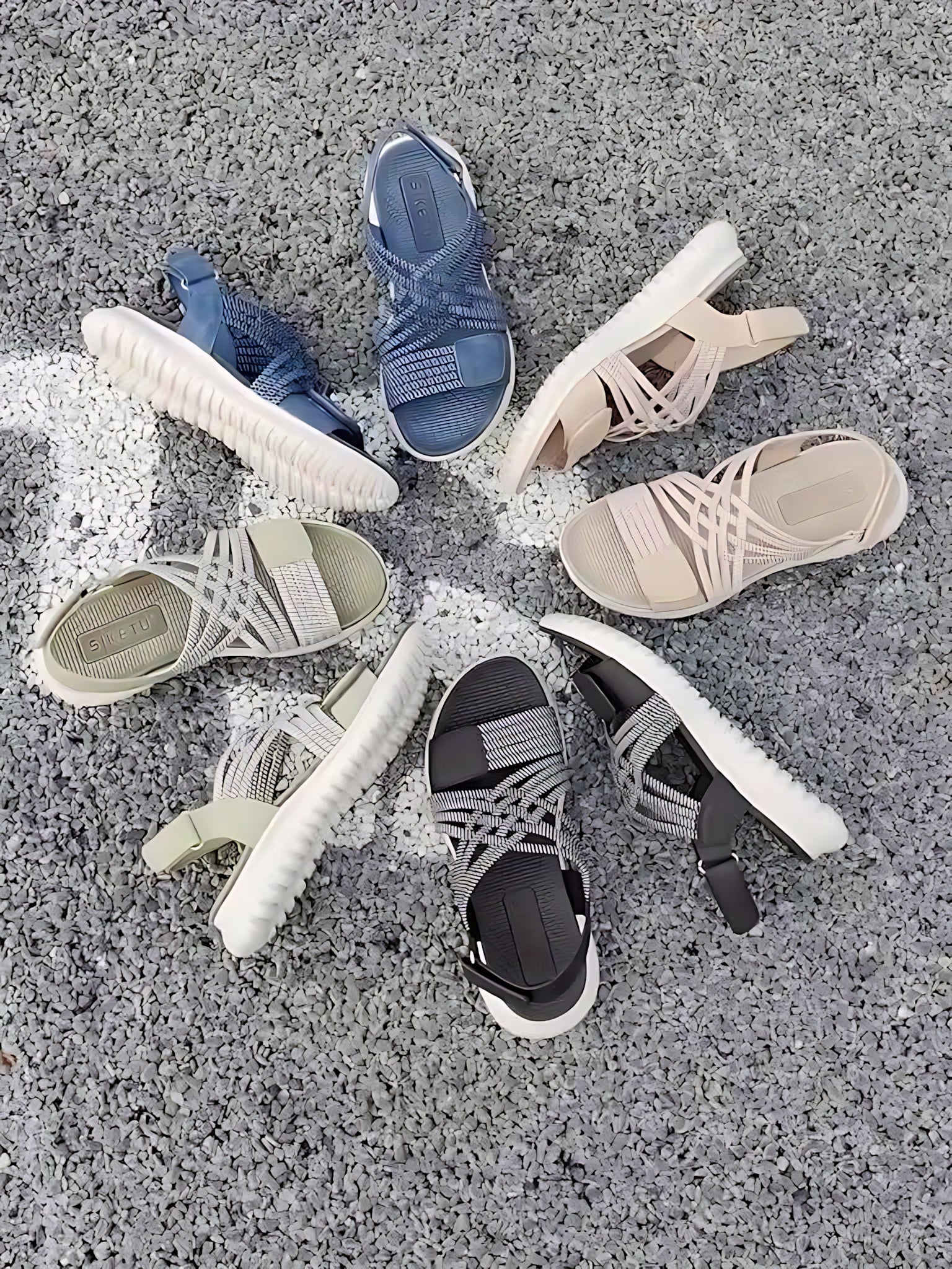 Nadia – Crisscross Strappy Sport Sandals