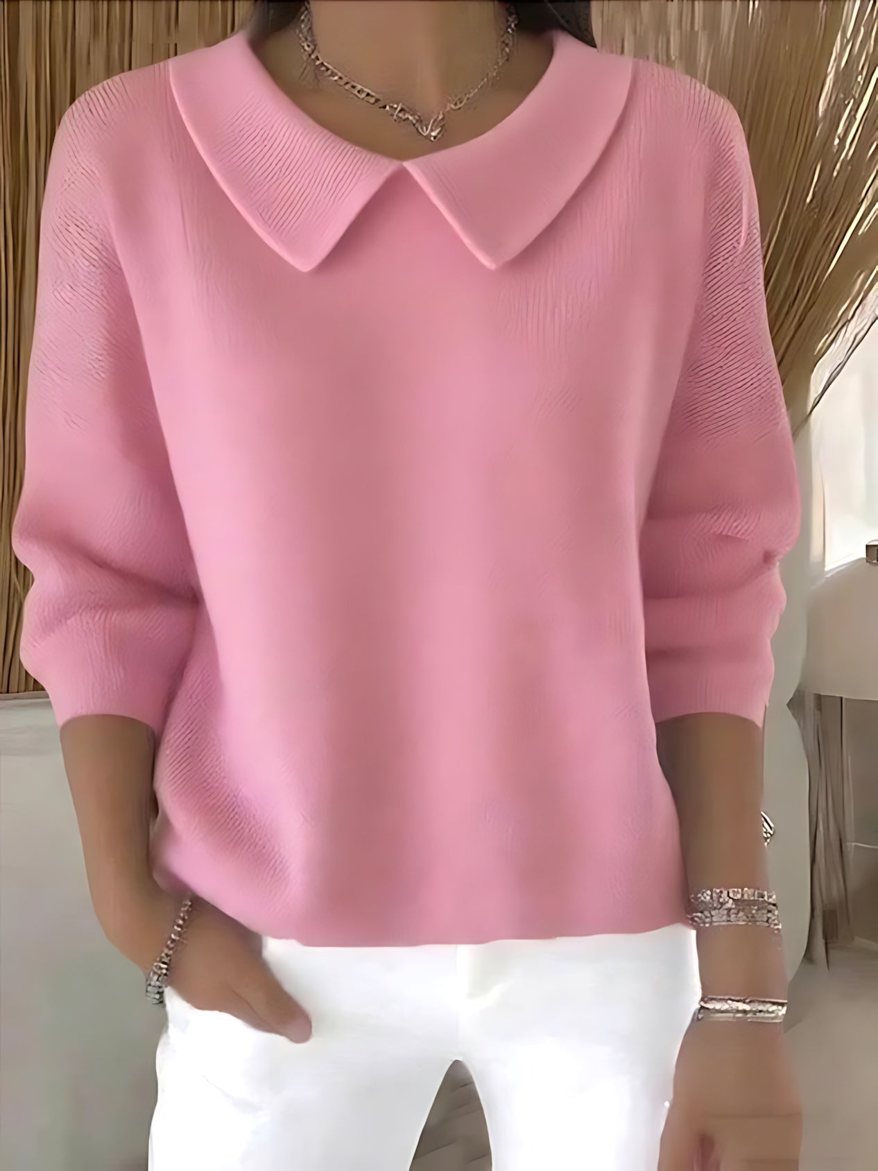 Naomi – Peter Pan Collar Knit Sweater