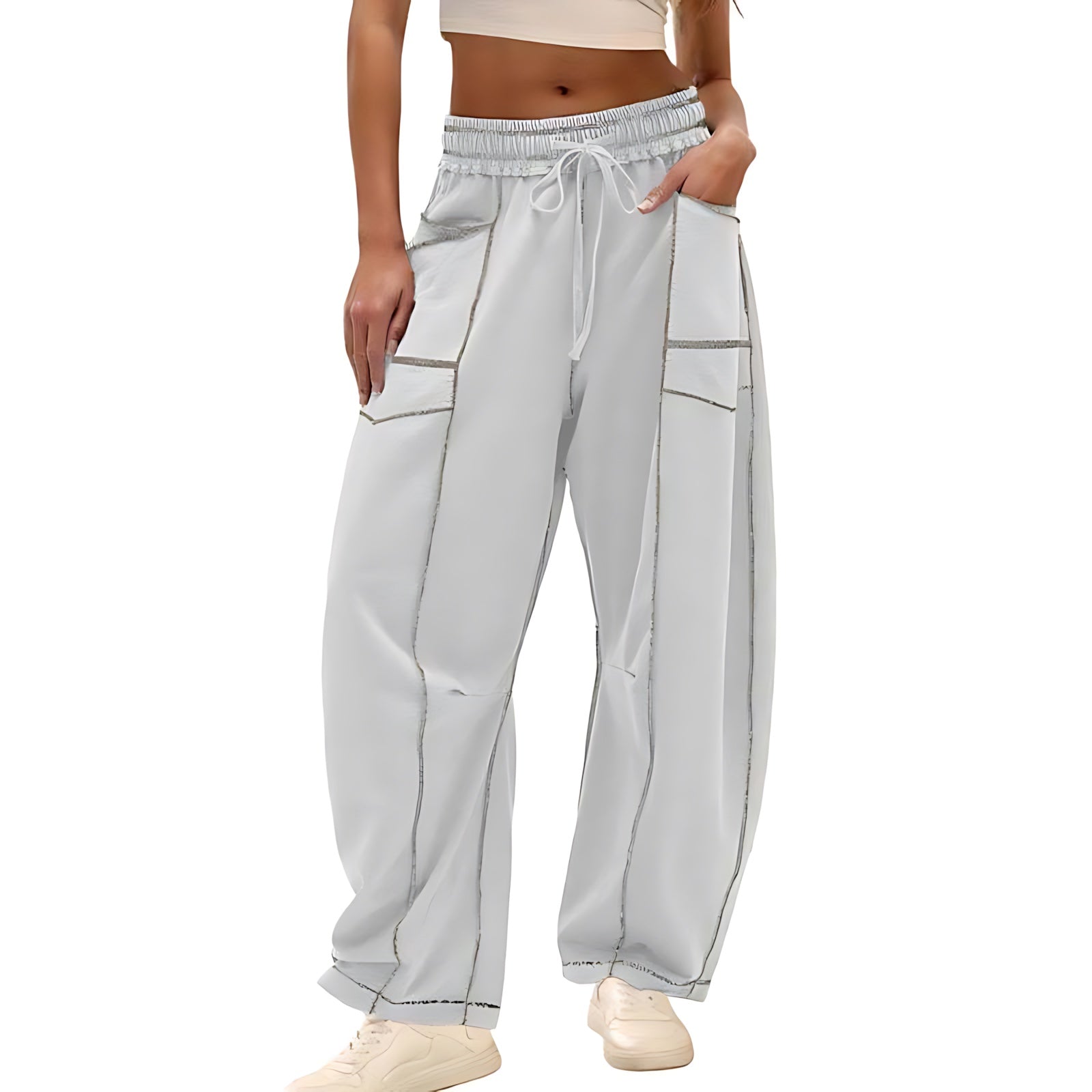 Norah – High Waist Wide Leg Cargo Pants