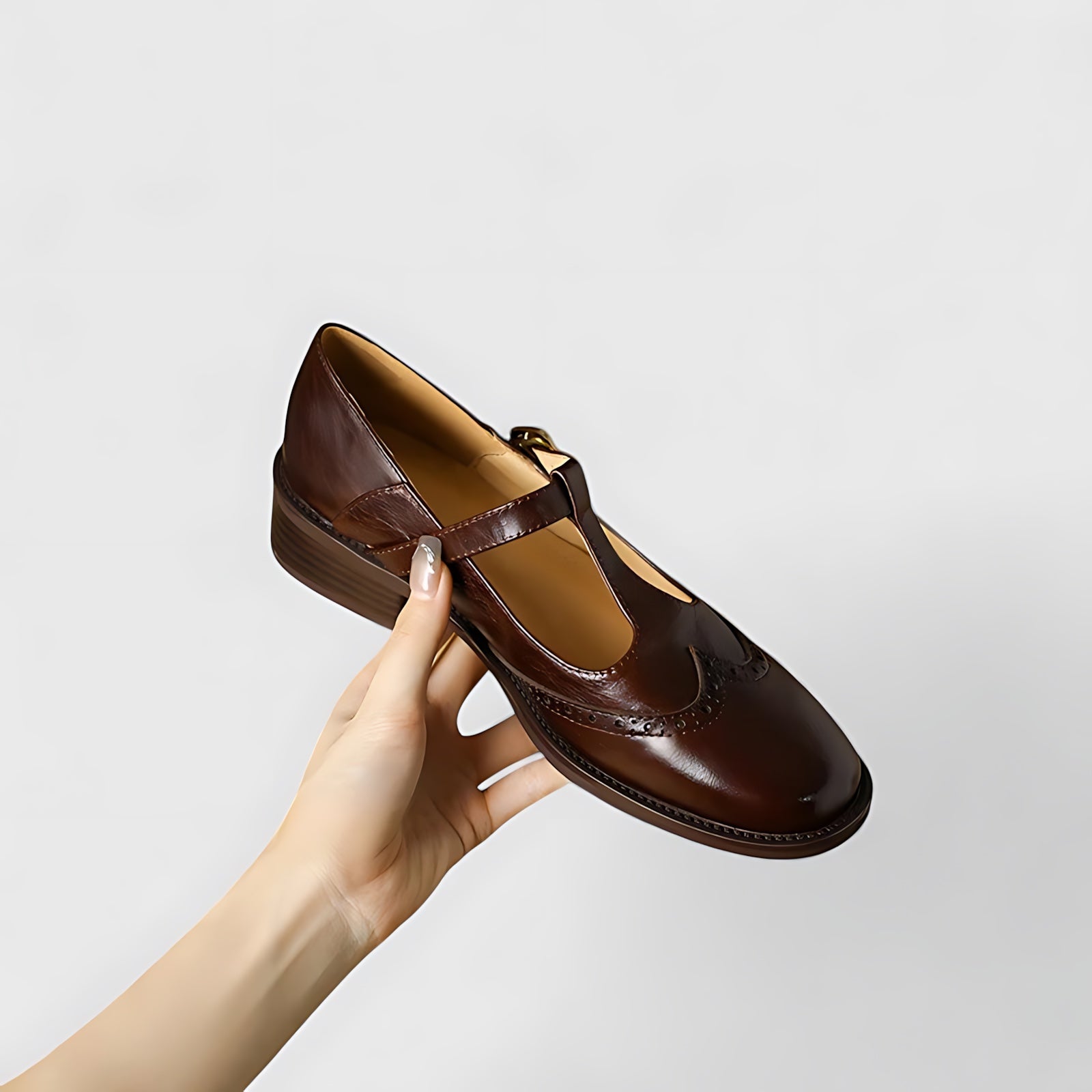 Norah – Square Toe Mary Jane Flats