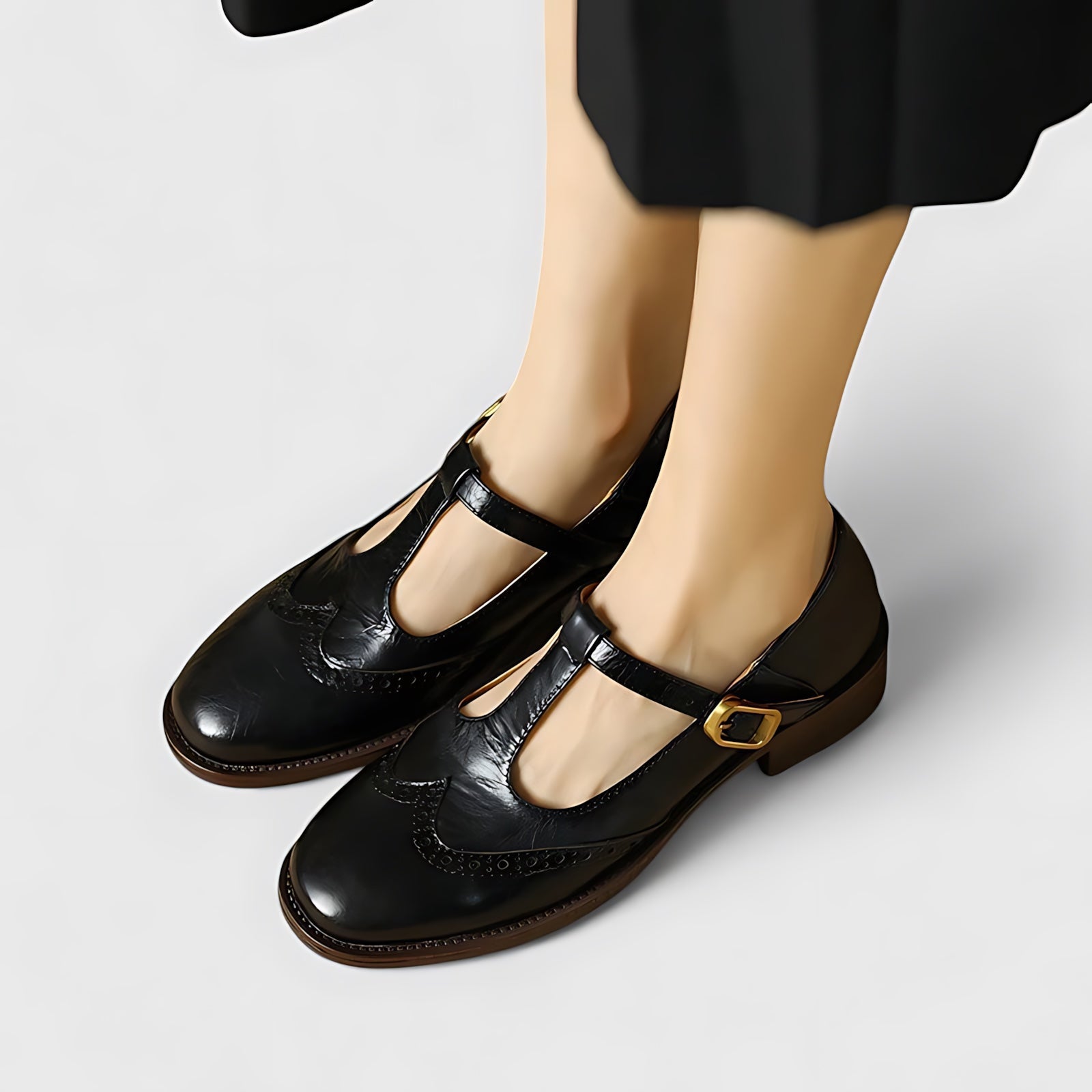 Norah – Square Toe Mary Jane Flats