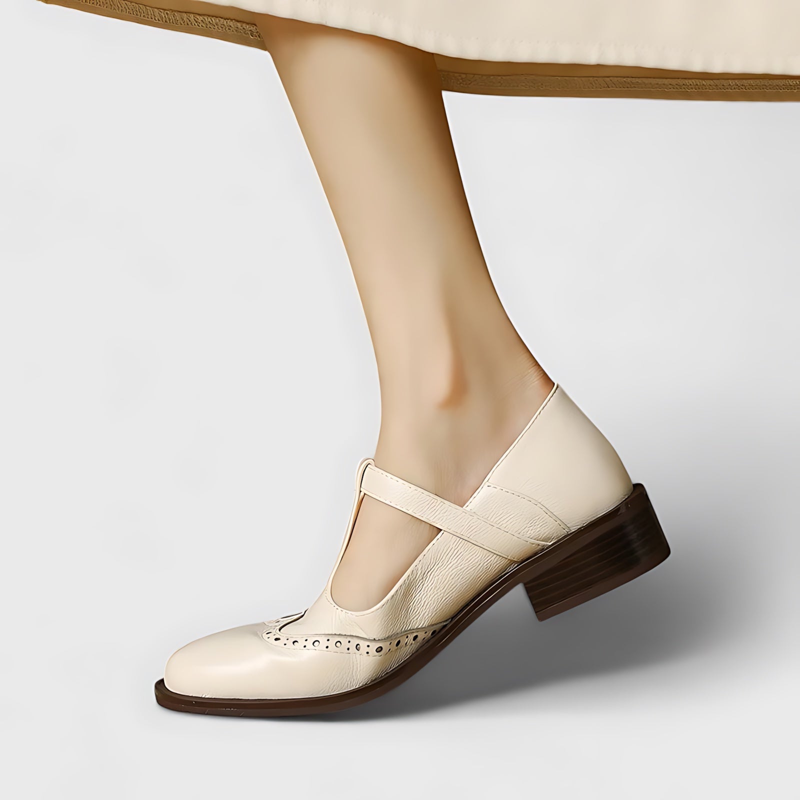 Norah – Square Toe Mary Jane Flats