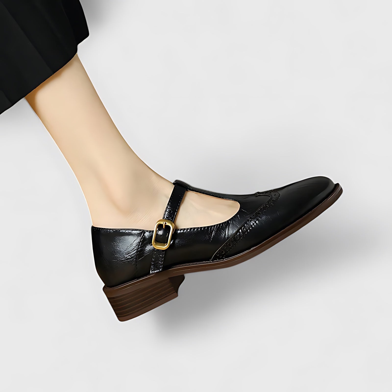 Norah – Square Toe Mary Jane Flats