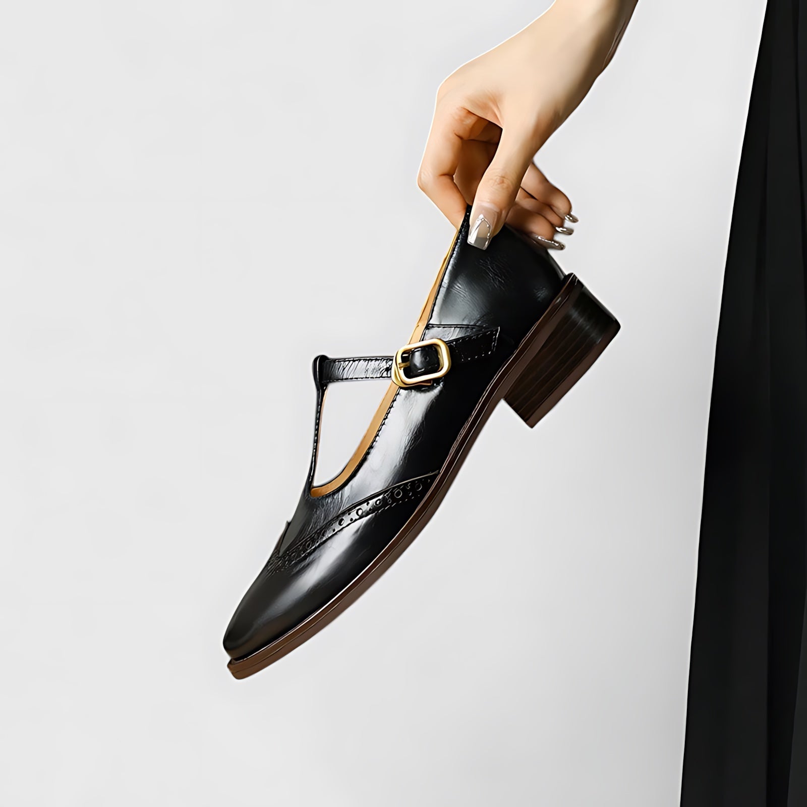 Norah – Square Toe Mary Jane Flats