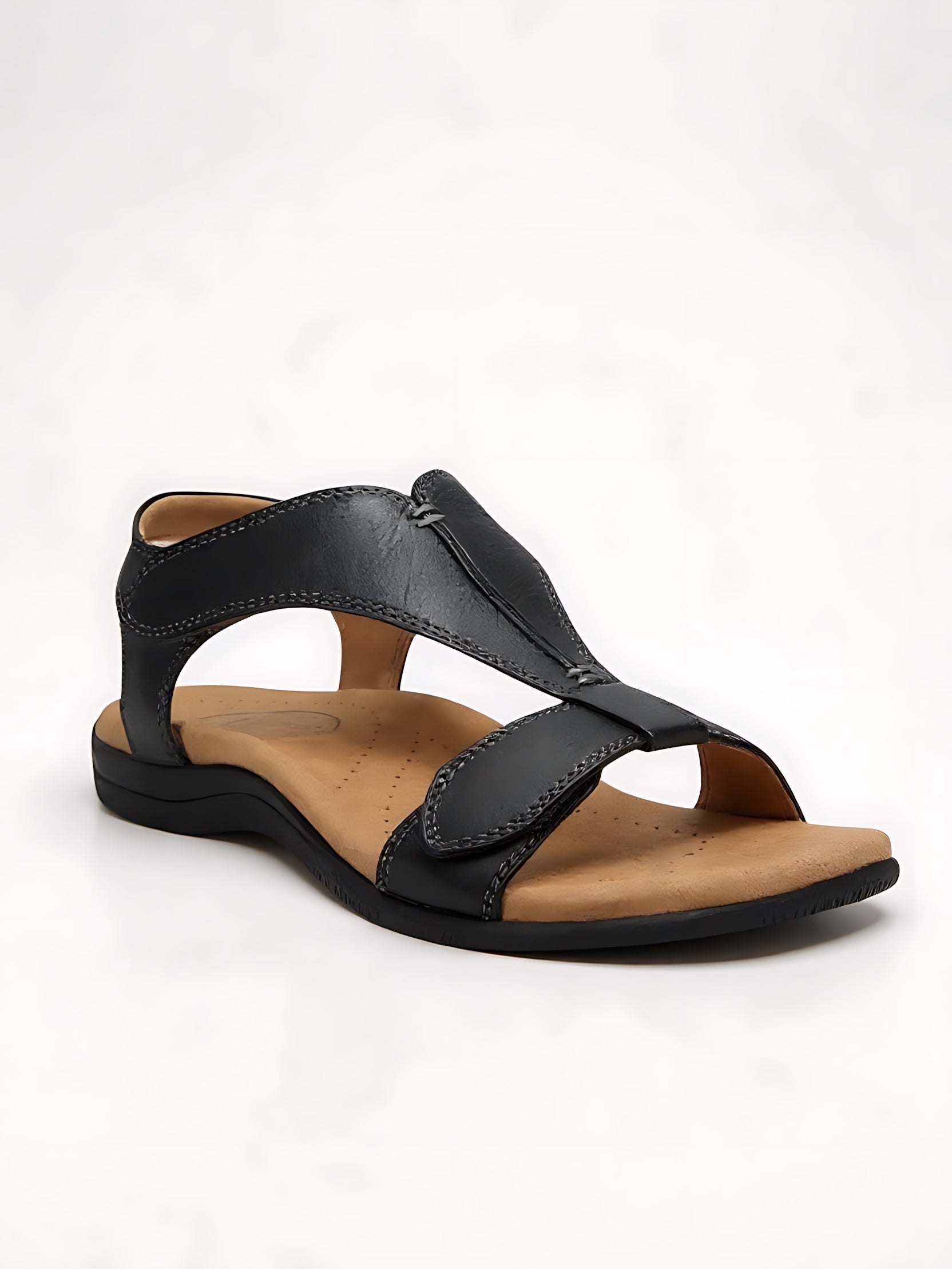 Olivia – T Strap Slingback Flat Sandals