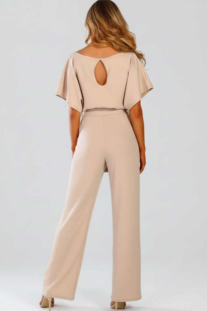 Maeve – Dolman Sleeve Tie Waist Wide Leg Jumpsuit