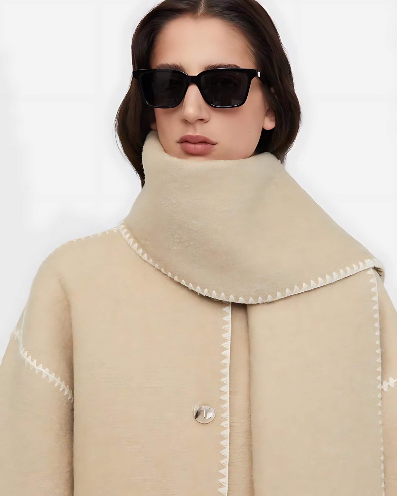 Paisley – Oversized Scarf Collar Jacket