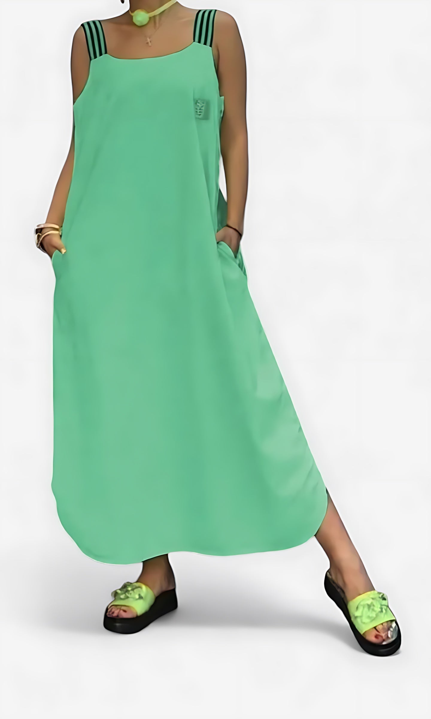 Paloma – Cami Square Neck Flowy Maxi Dress