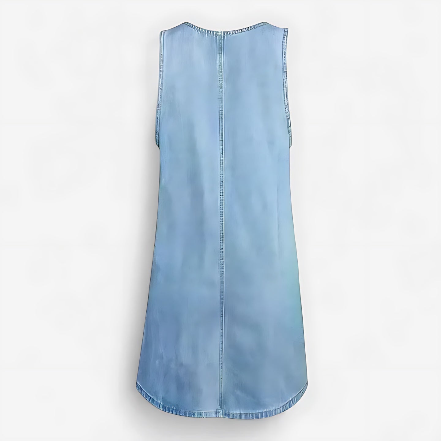 Paloma – Denim Pinafore Mini Dress