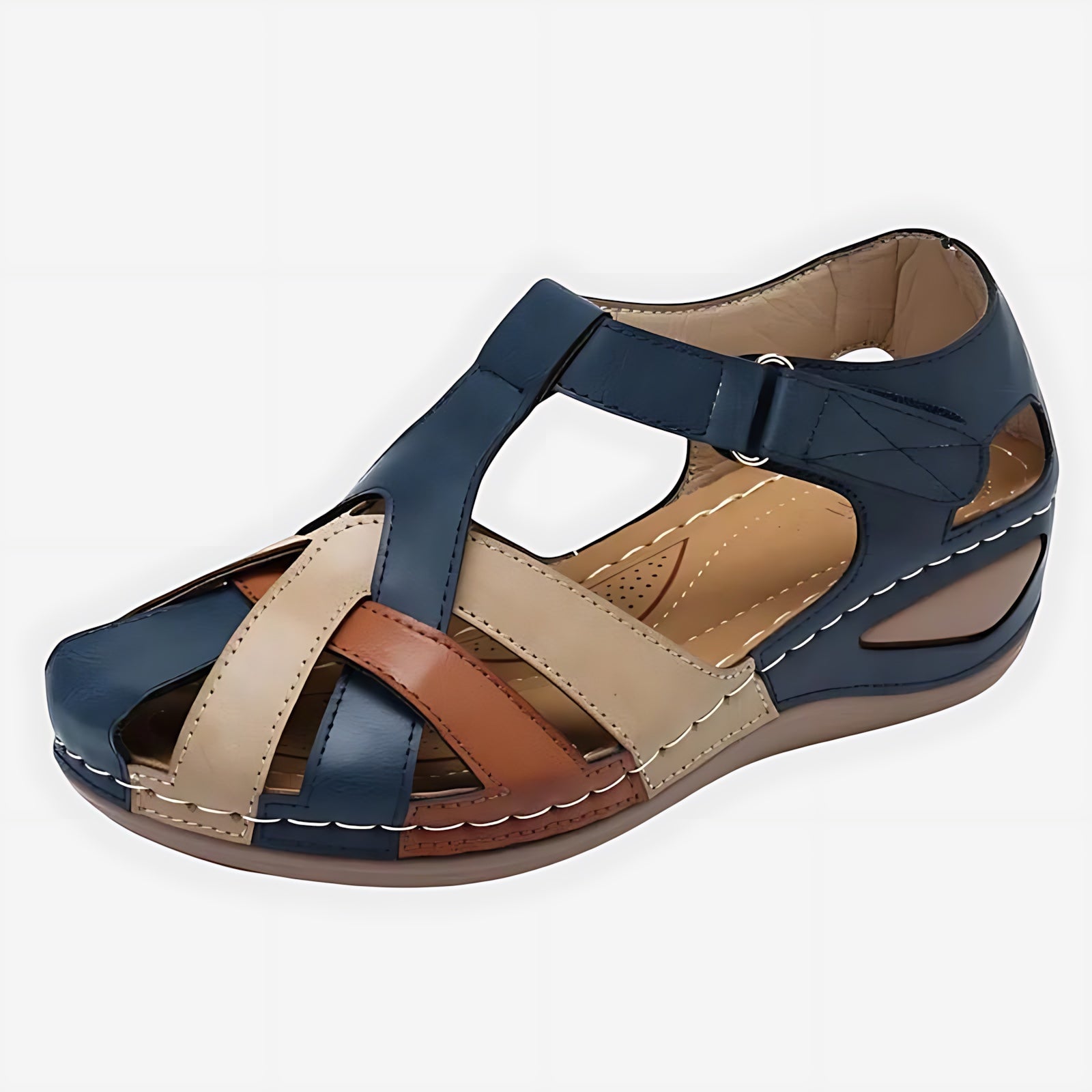 Paloma – Orthopedic T-Strap Flat Sandals