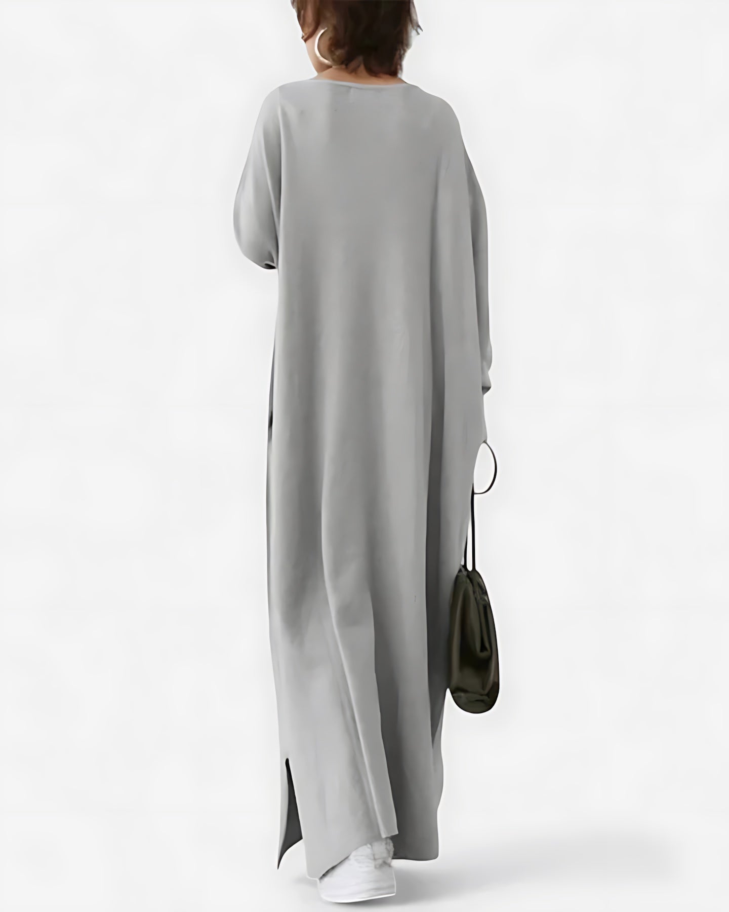 Reagen – Oversized V Neck Kaftan Maxi Dress