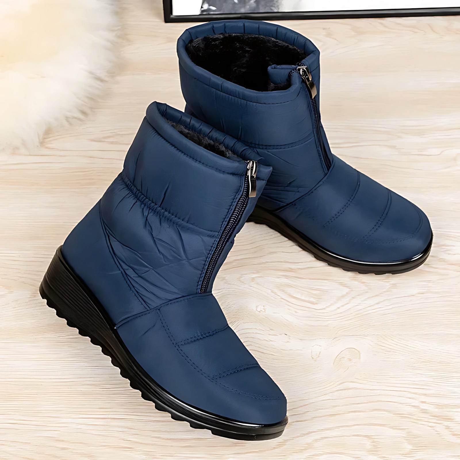 Rebecca – Lug Sole Ankle Snow Boots