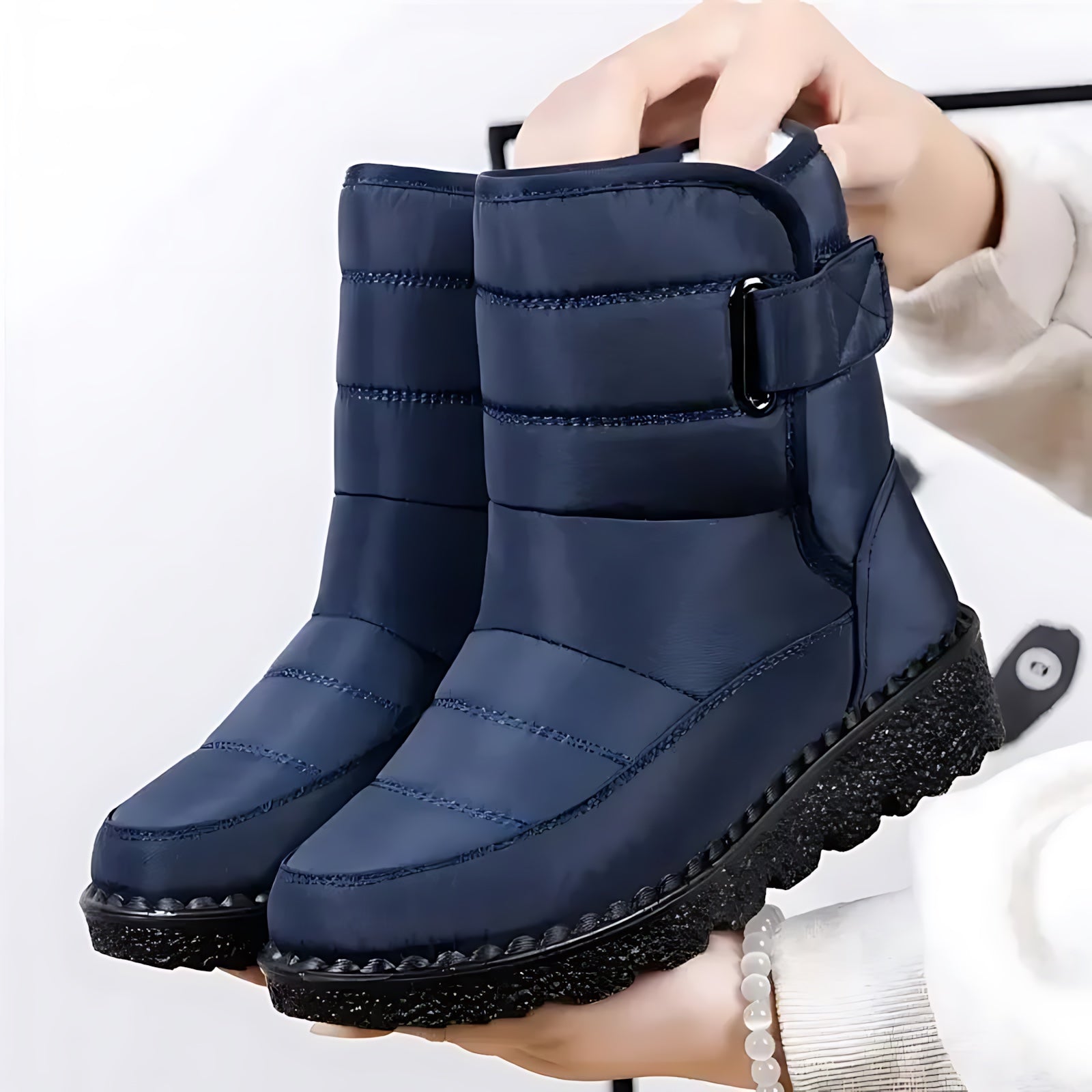Rebecca – Lug Sole Ankle Snow Boots