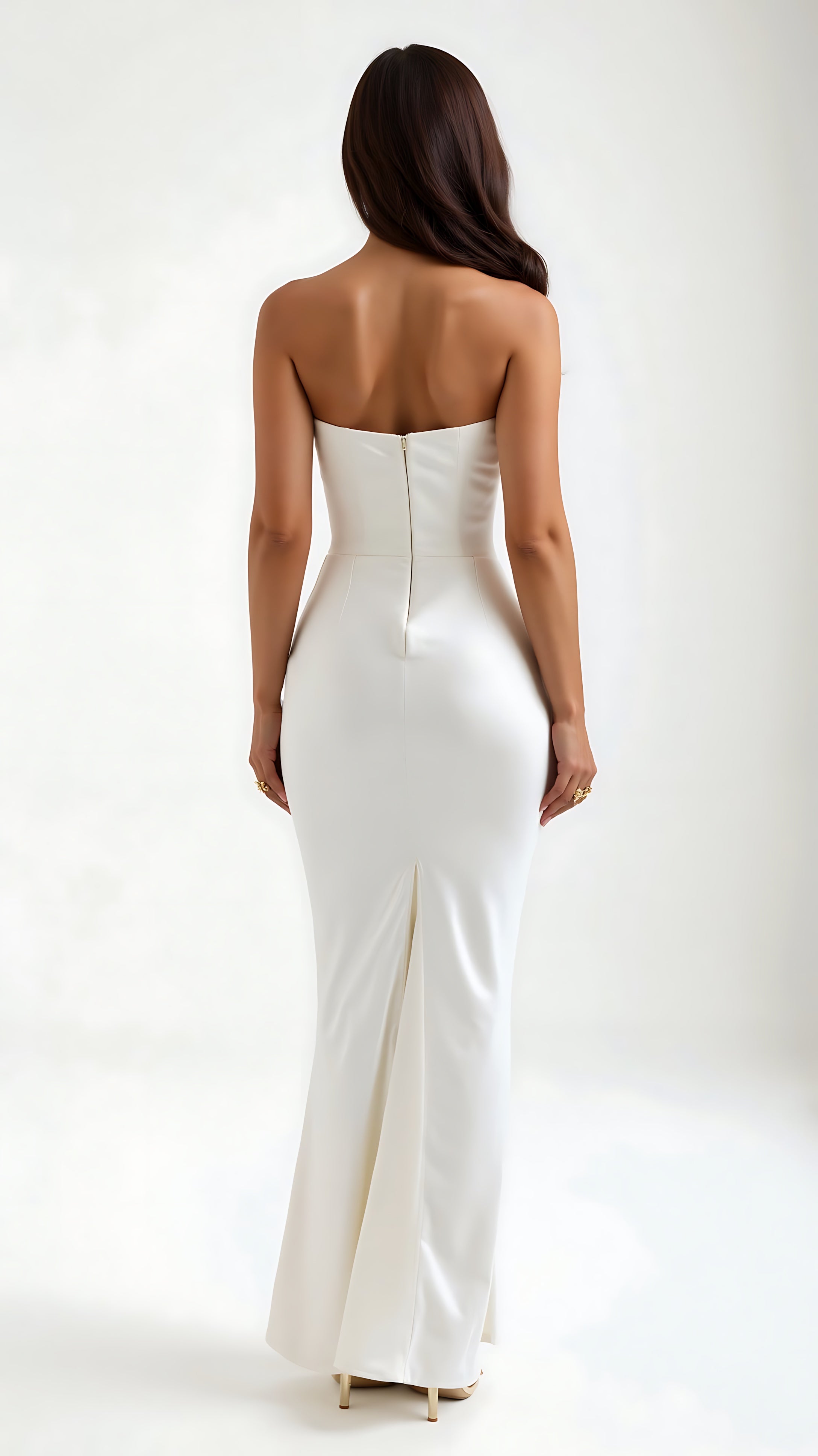 Renata – Strapless Bodycon Evening Maxi Dress