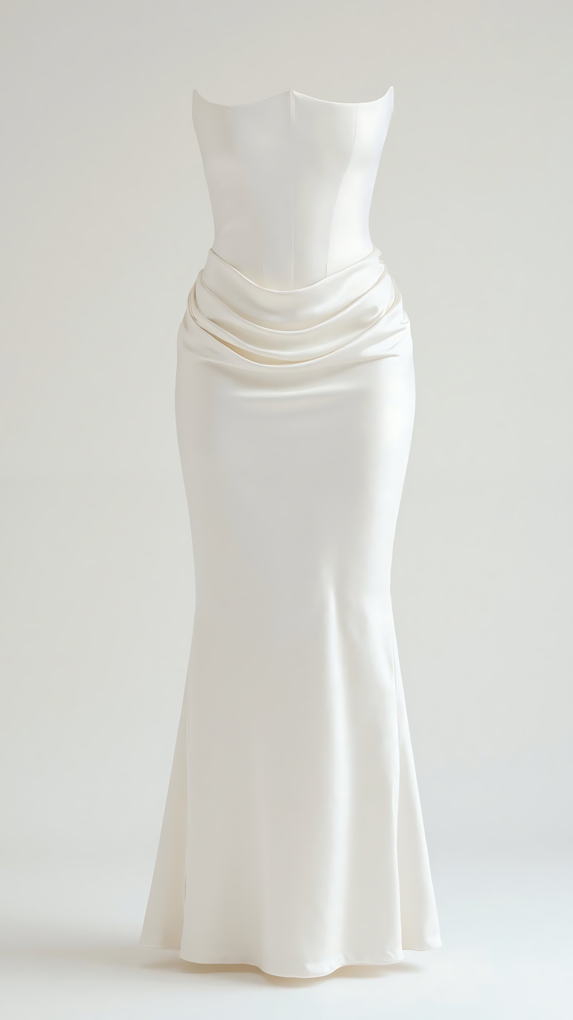 Renata – Strapless Bodycon Evening Maxi Dress