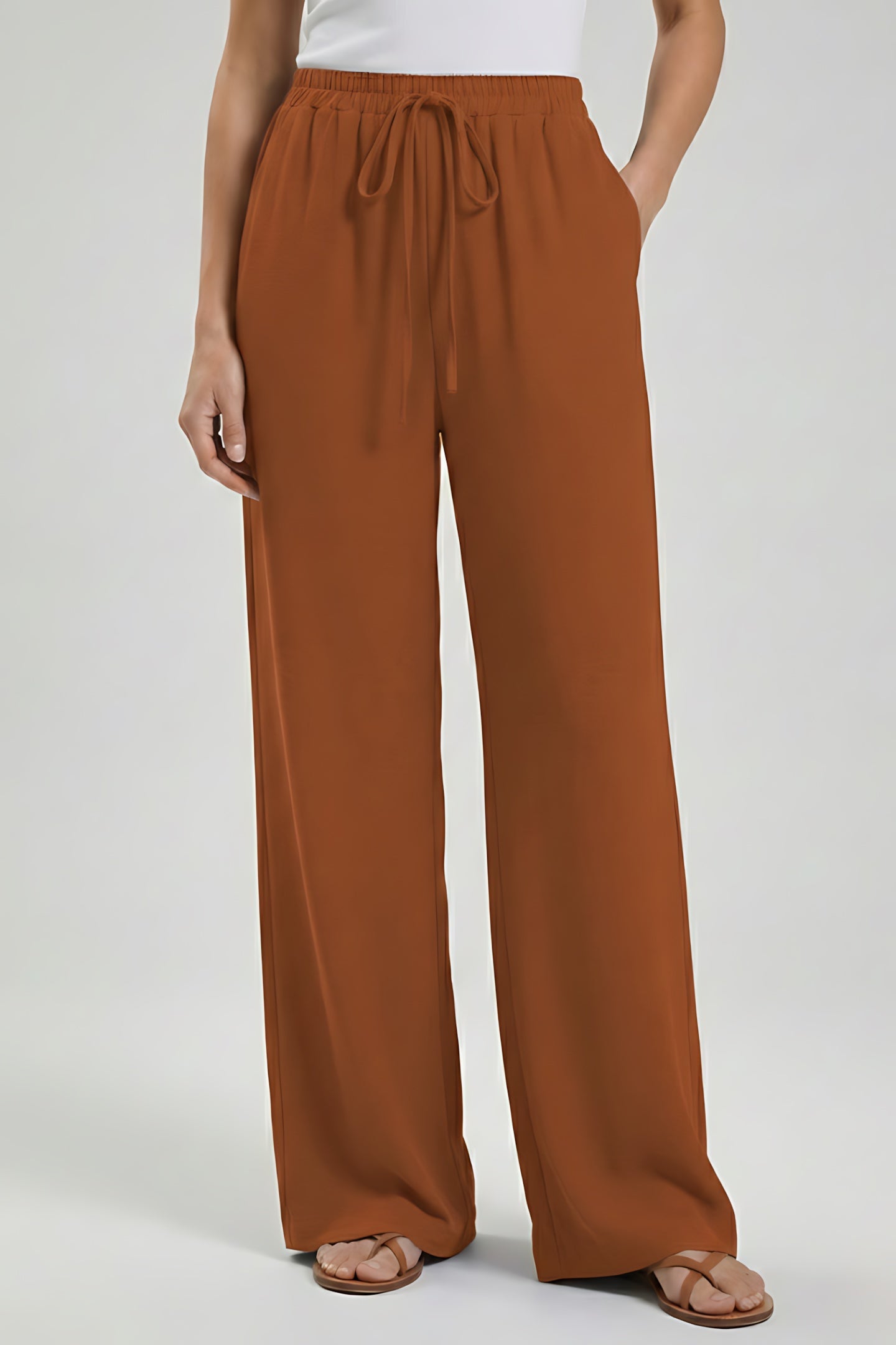 Rosalie – High Waist Wide Leg Palazzo Pants