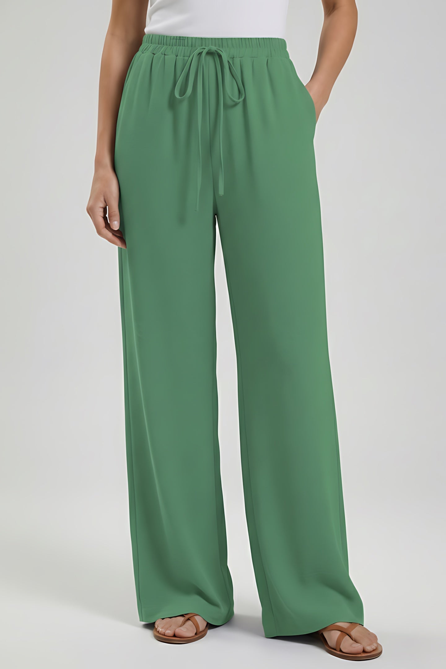 Rosalie – High Waist Wide Leg Palazzo Pants