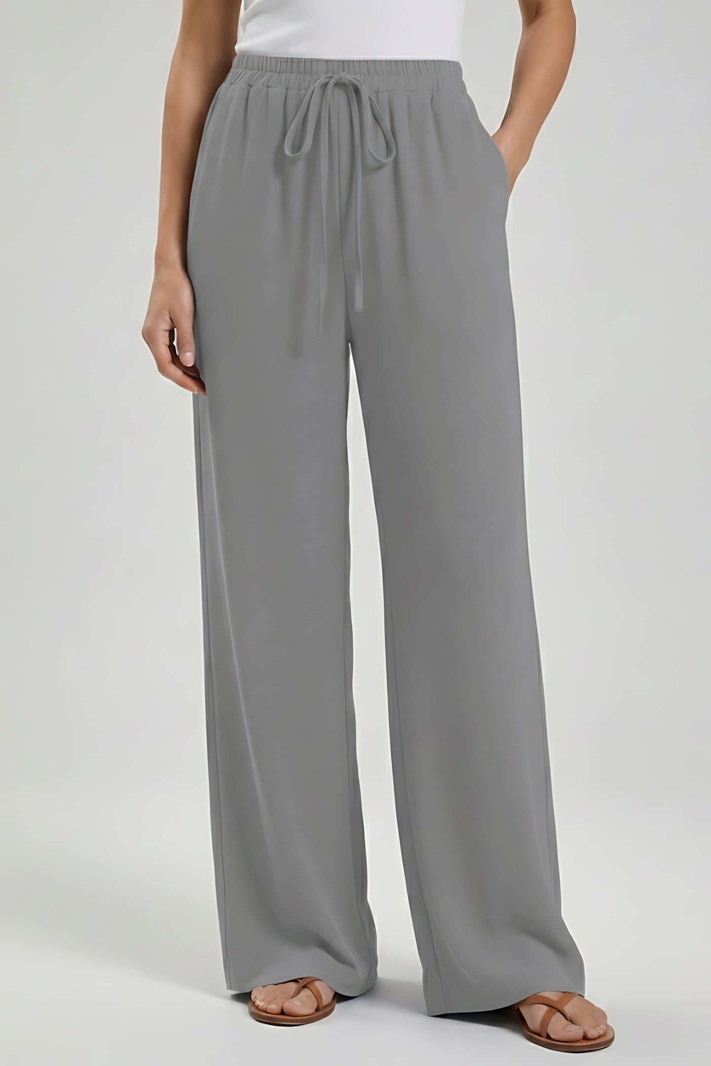Rosalie – High Waist Wide Leg Palazzo Pants