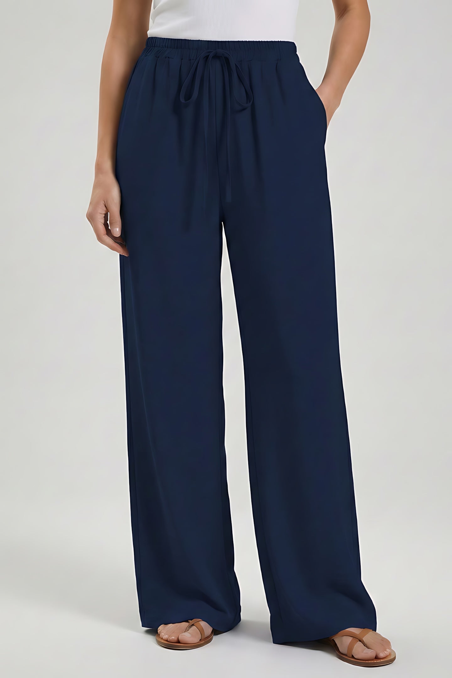 Rosalie – High Waist Wide Leg Palazzo Pants