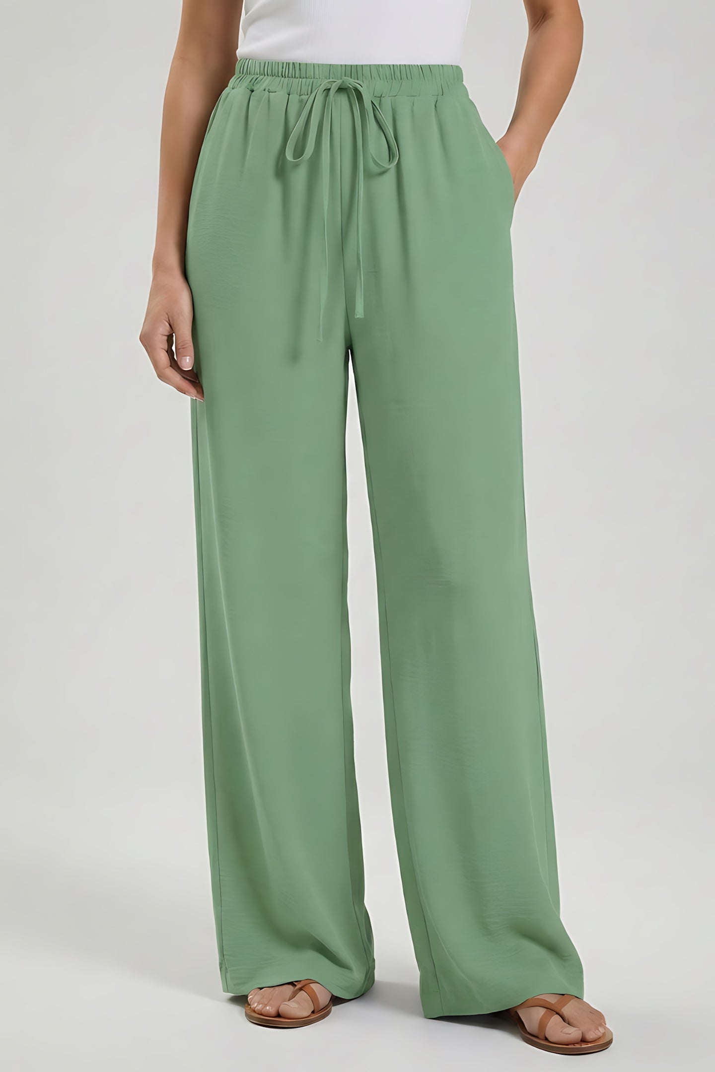 Rosalie – High Waist Wide Leg Palazzo Pants