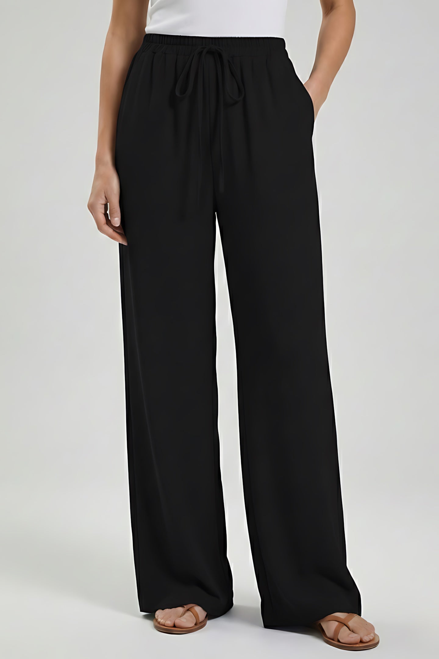Rosalie – High Waist Wide Leg Palazzo Pants