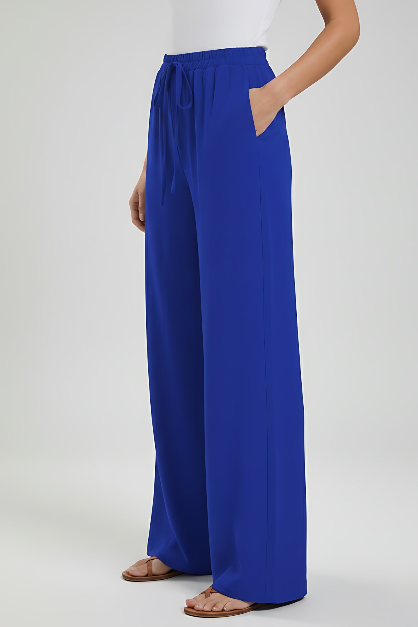 Rosalie – High Waist Wide Leg Palazzo Pants