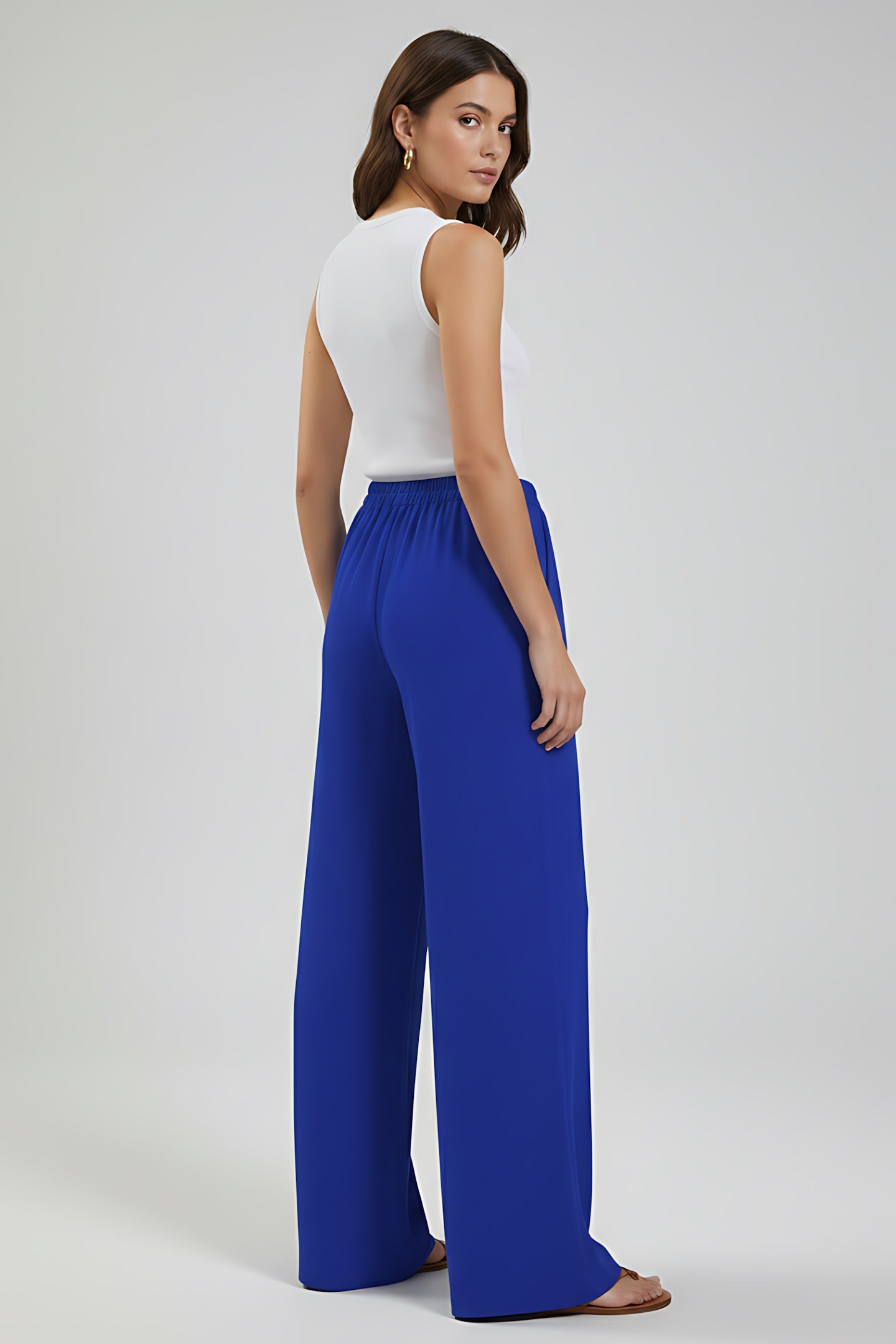 Rosalie – High Waist Wide Leg Palazzo Pants
