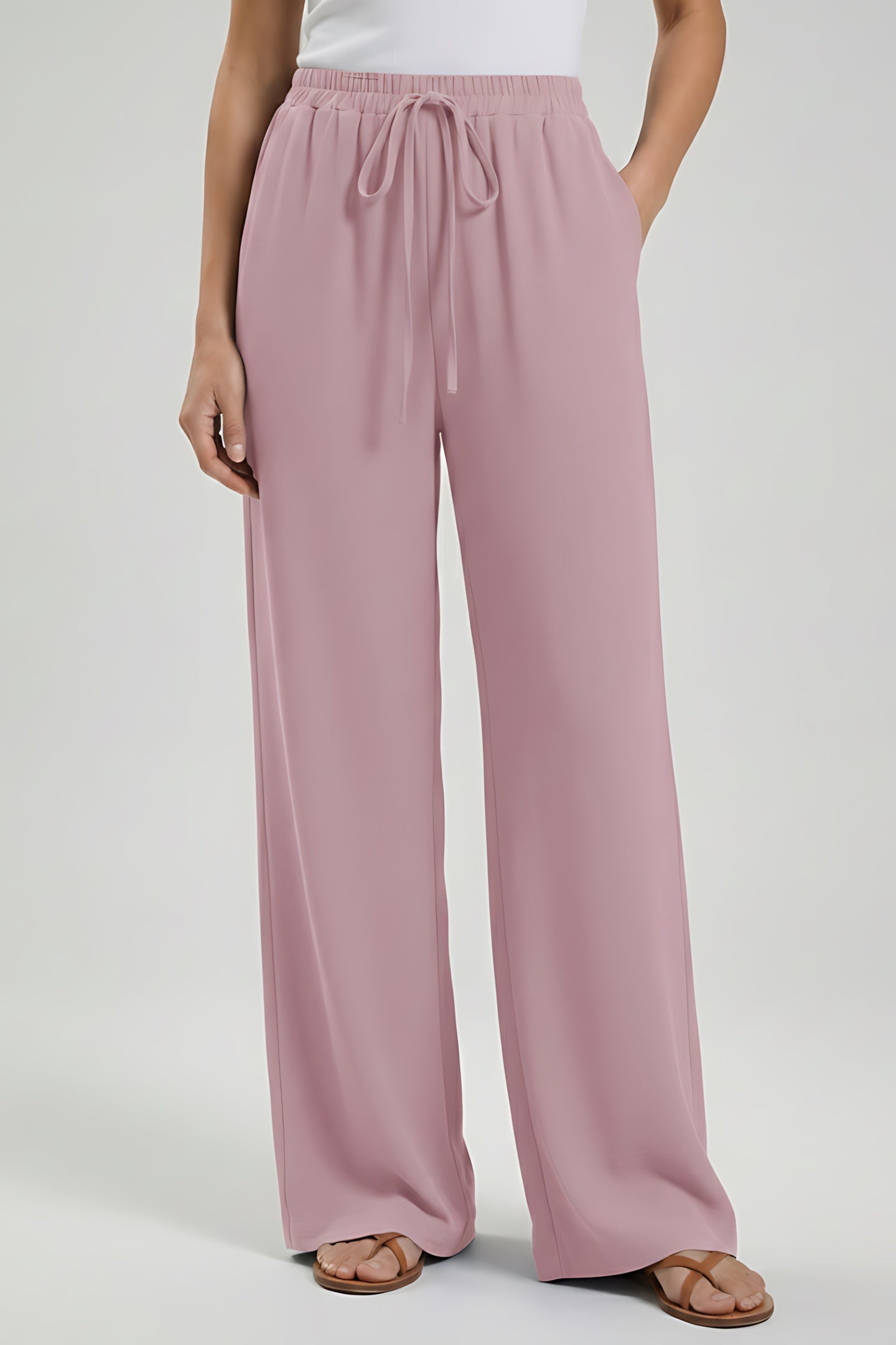 Rosalie – High Waist Wide Leg Palazzo Pants