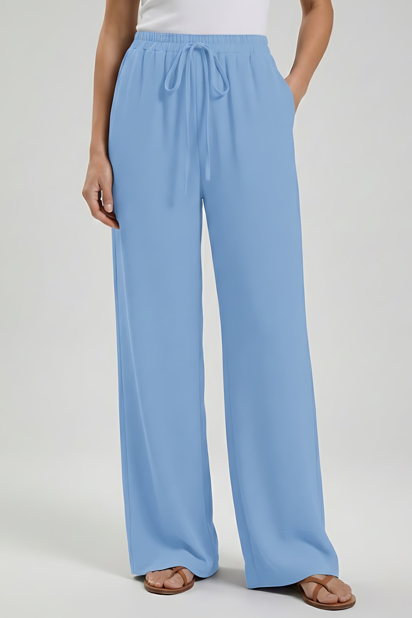 Rosalie – High Waist Wide Leg Palazzo Pants