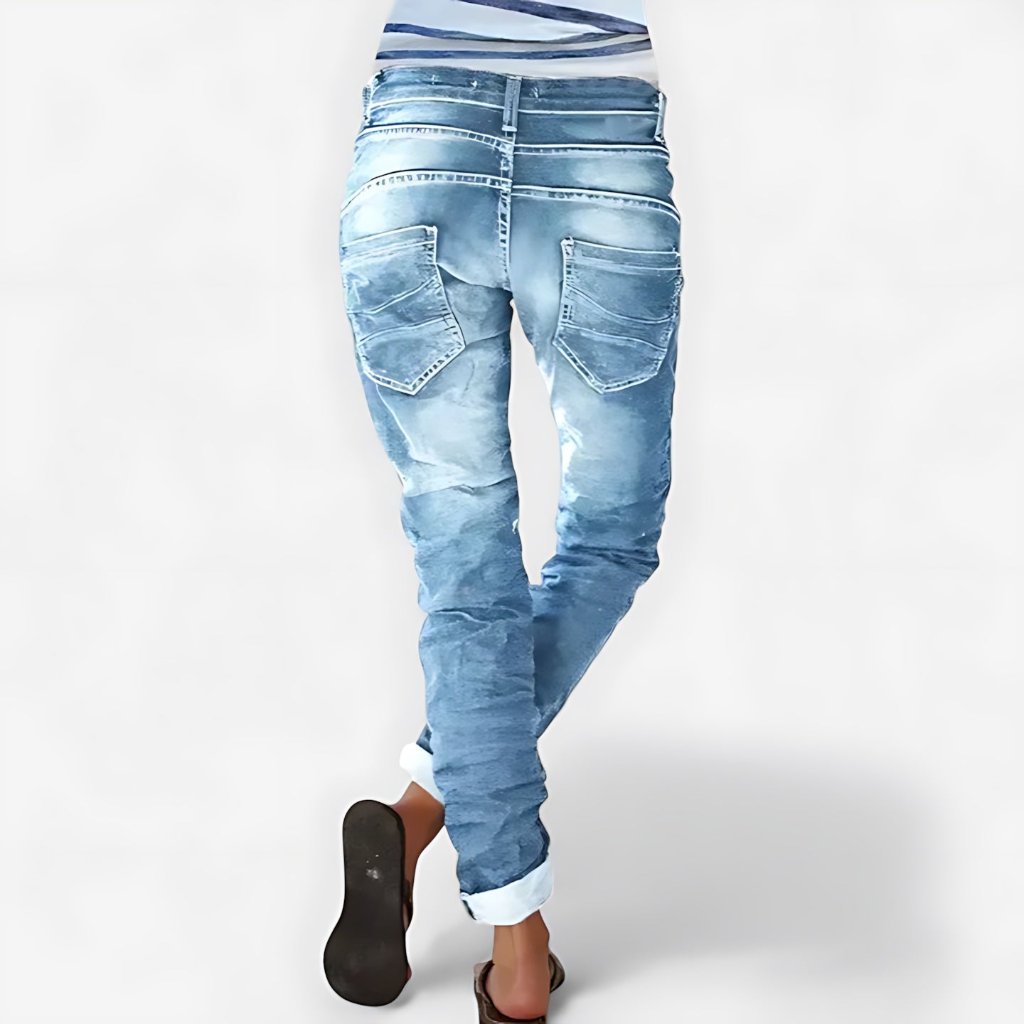 Ruby – Slouchy Distressed Jogger Jeans