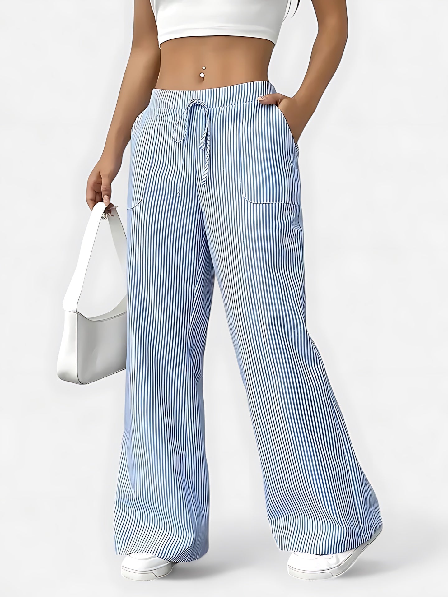 Rylee – Denim Wide Leg Pants