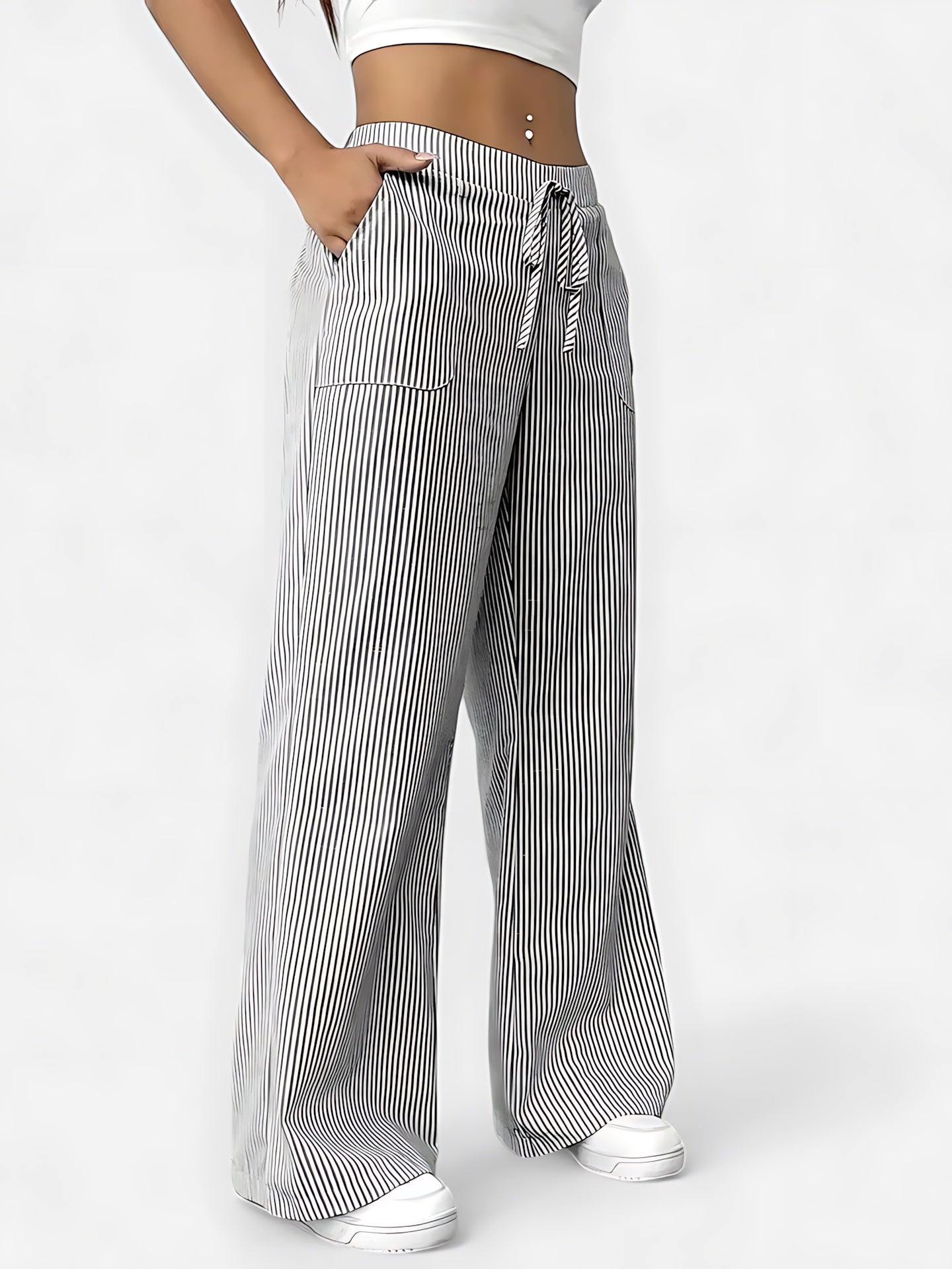 Rylee – Denim Wide Leg Pants