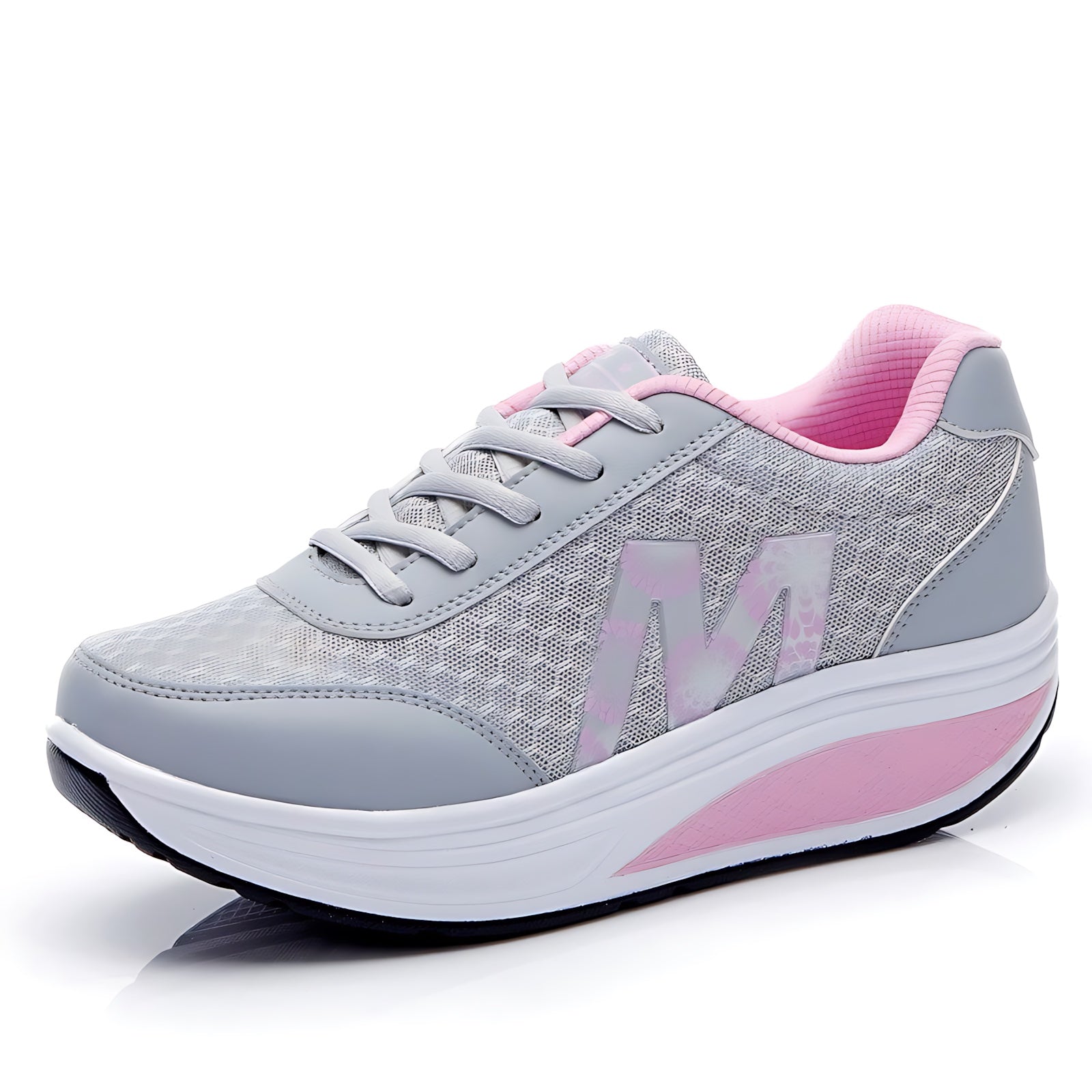 Sara – Platform Lace Up Walking Sneakers